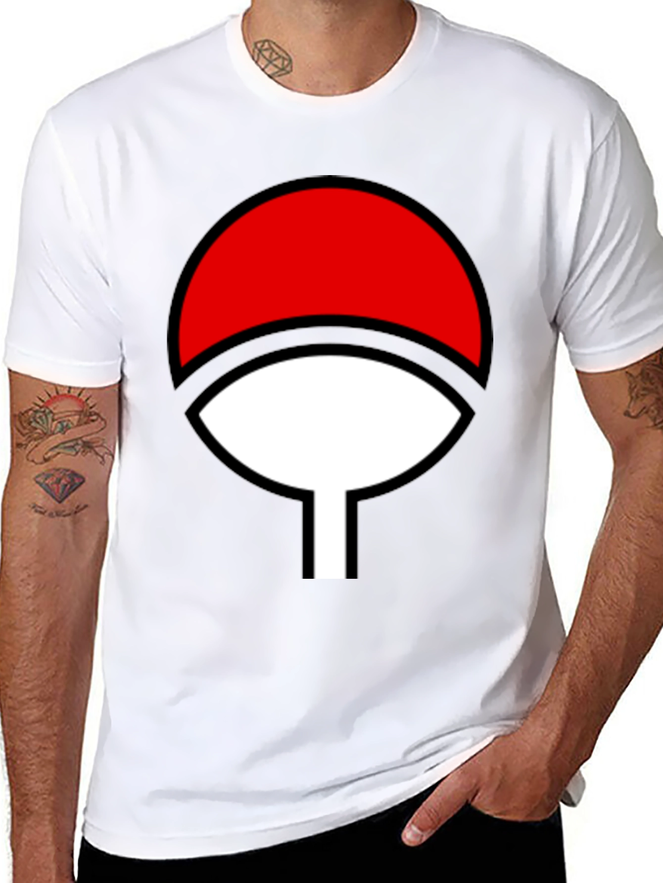 Uchiha Clan Symbol T-Shirt Anime Tee