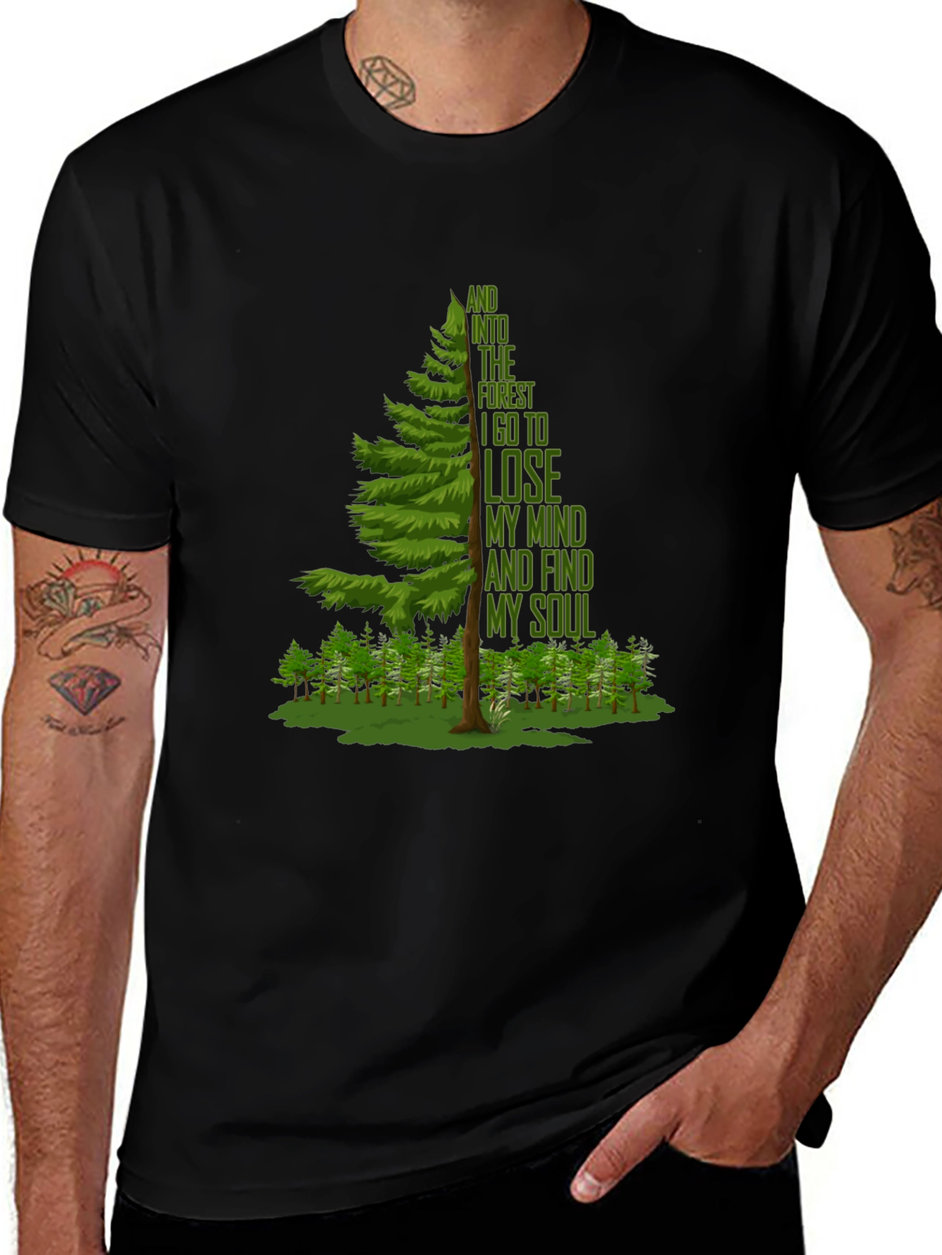 Nature Lovers T-Shirt: Lose Your Mind Find Your Soul