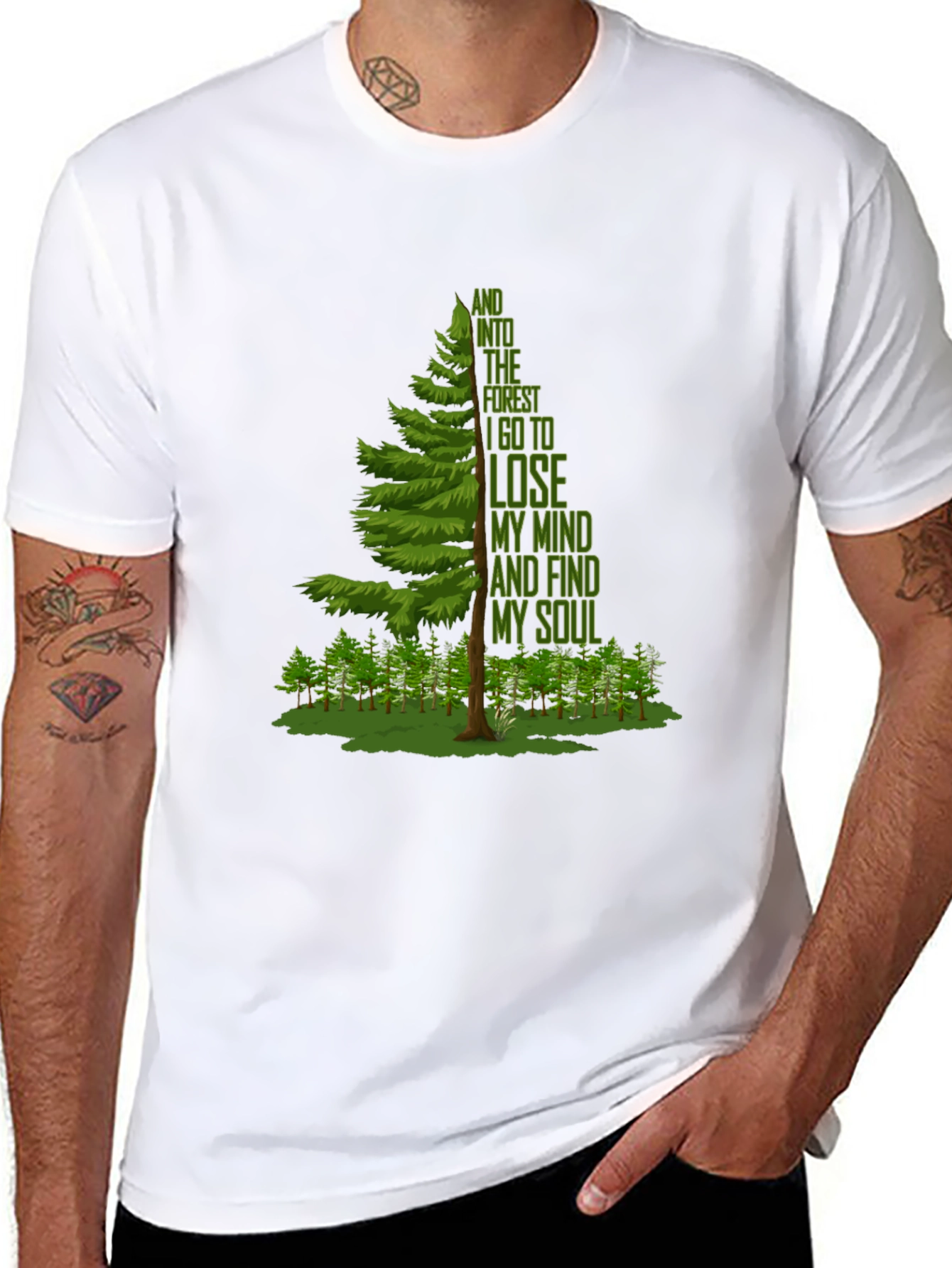 Nature Lovers T-Shirt: Lose Your Mind Find Your Soul