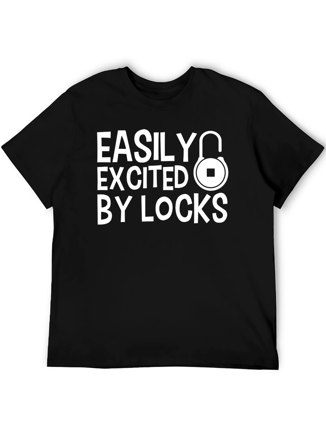Easily Excited by Locks Graphic T-Shirt