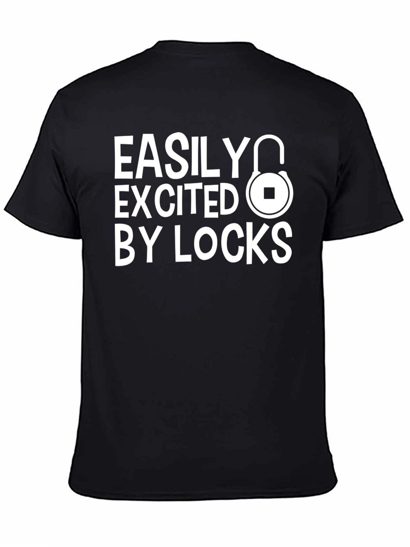 Easily Excited by Locks Graphic T-Shirt