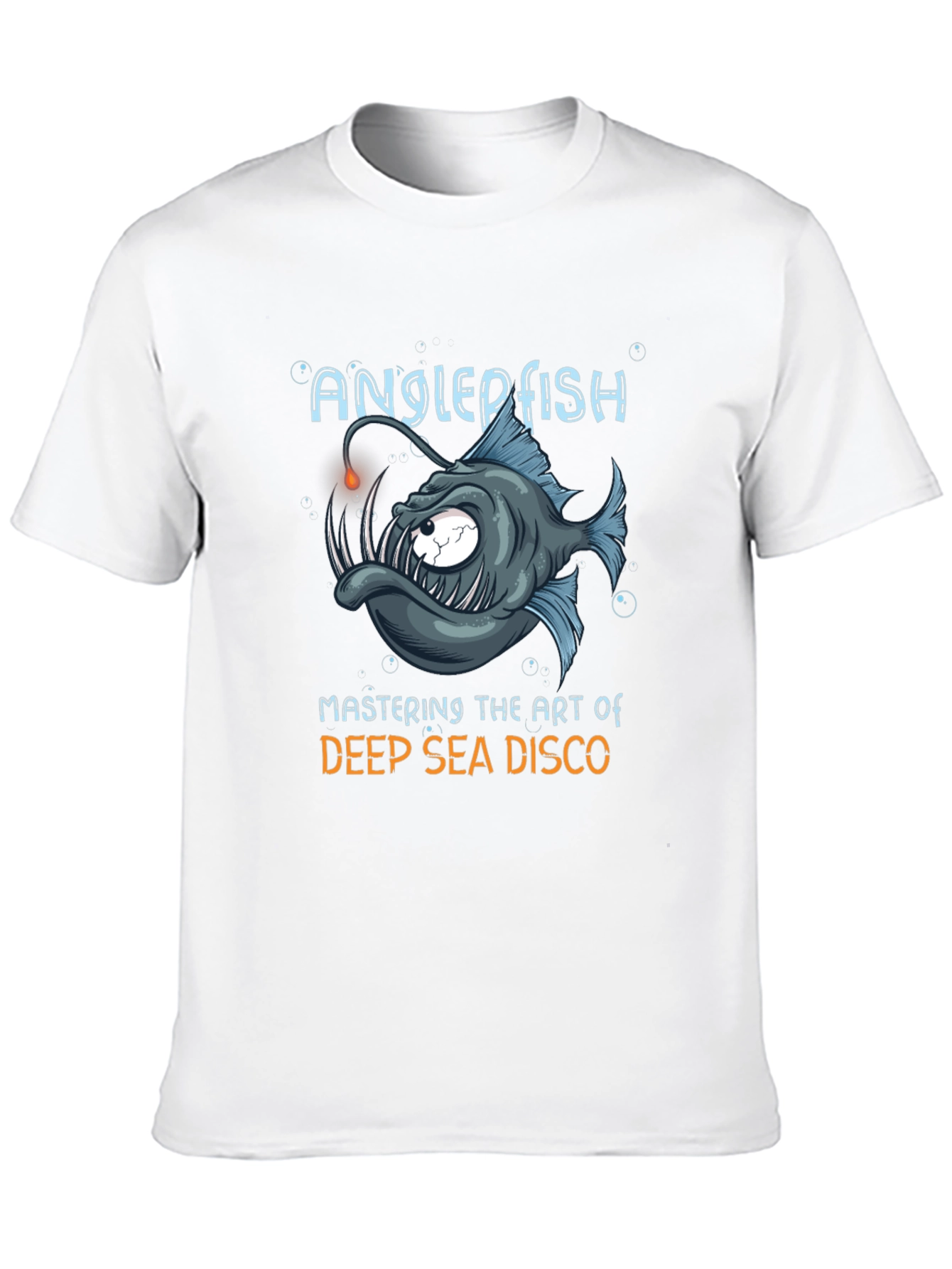 Anglerfish Deep Sea Disco Graphic T-Shirt