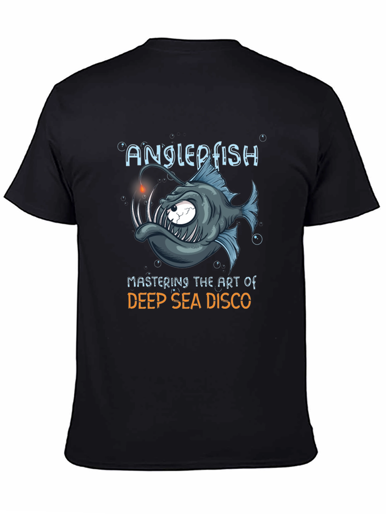 Anglerfish Deep Sea Disco Graphic T-Shirt