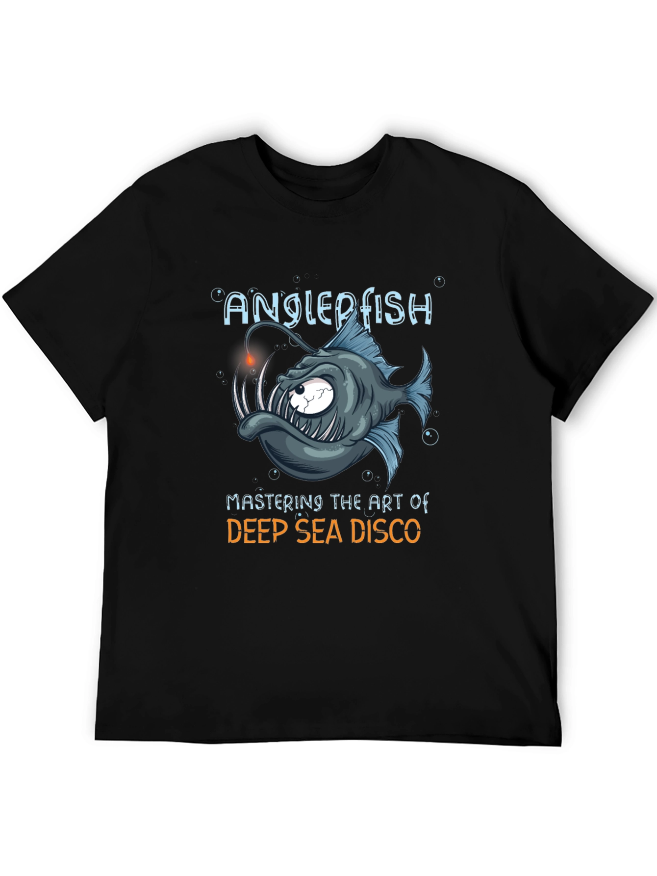 Anglerfish Deep Sea Disco Graphic T-Shirt