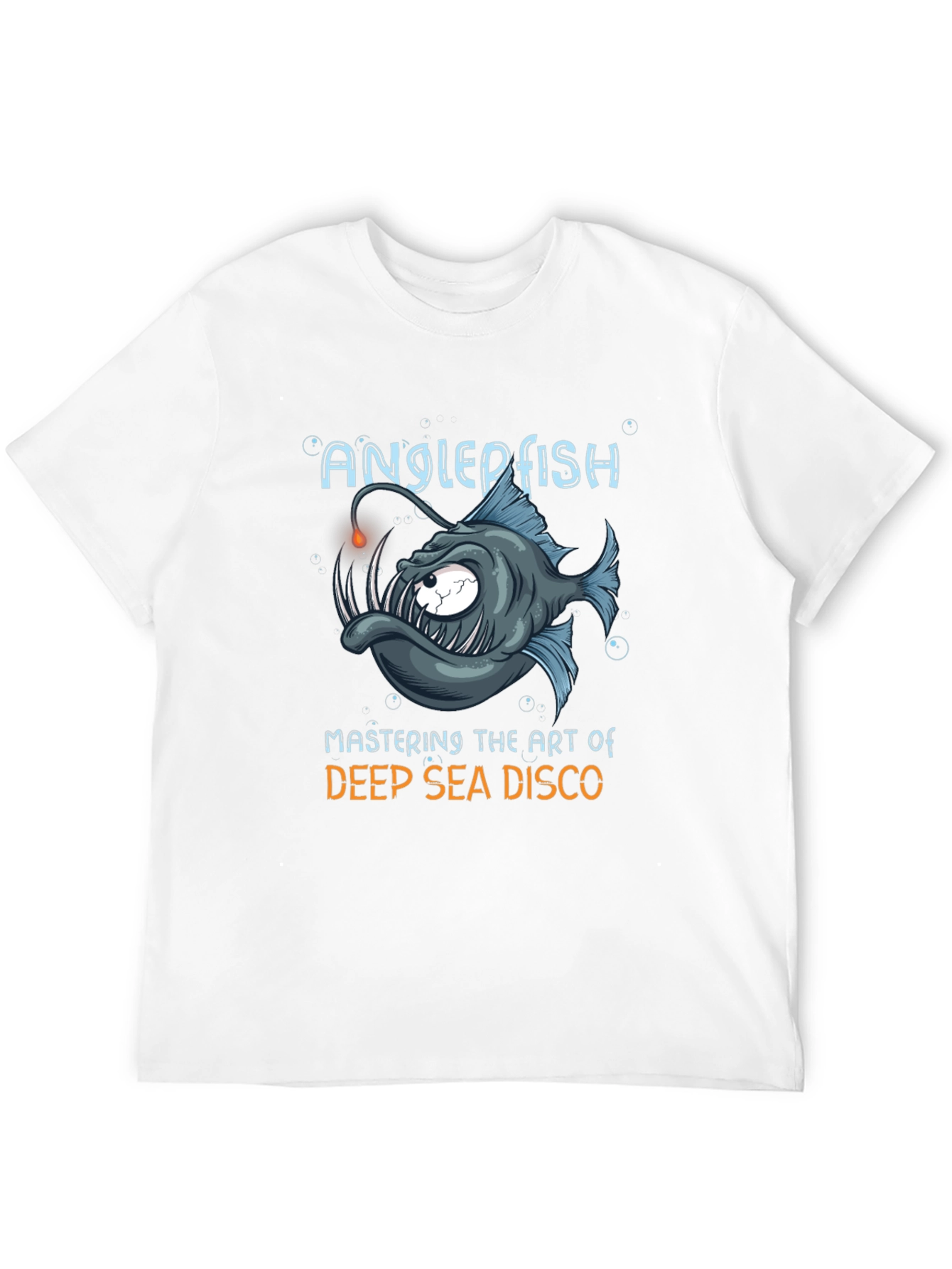 Anglerfish Deep Sea Disco Graphic T-Shirt