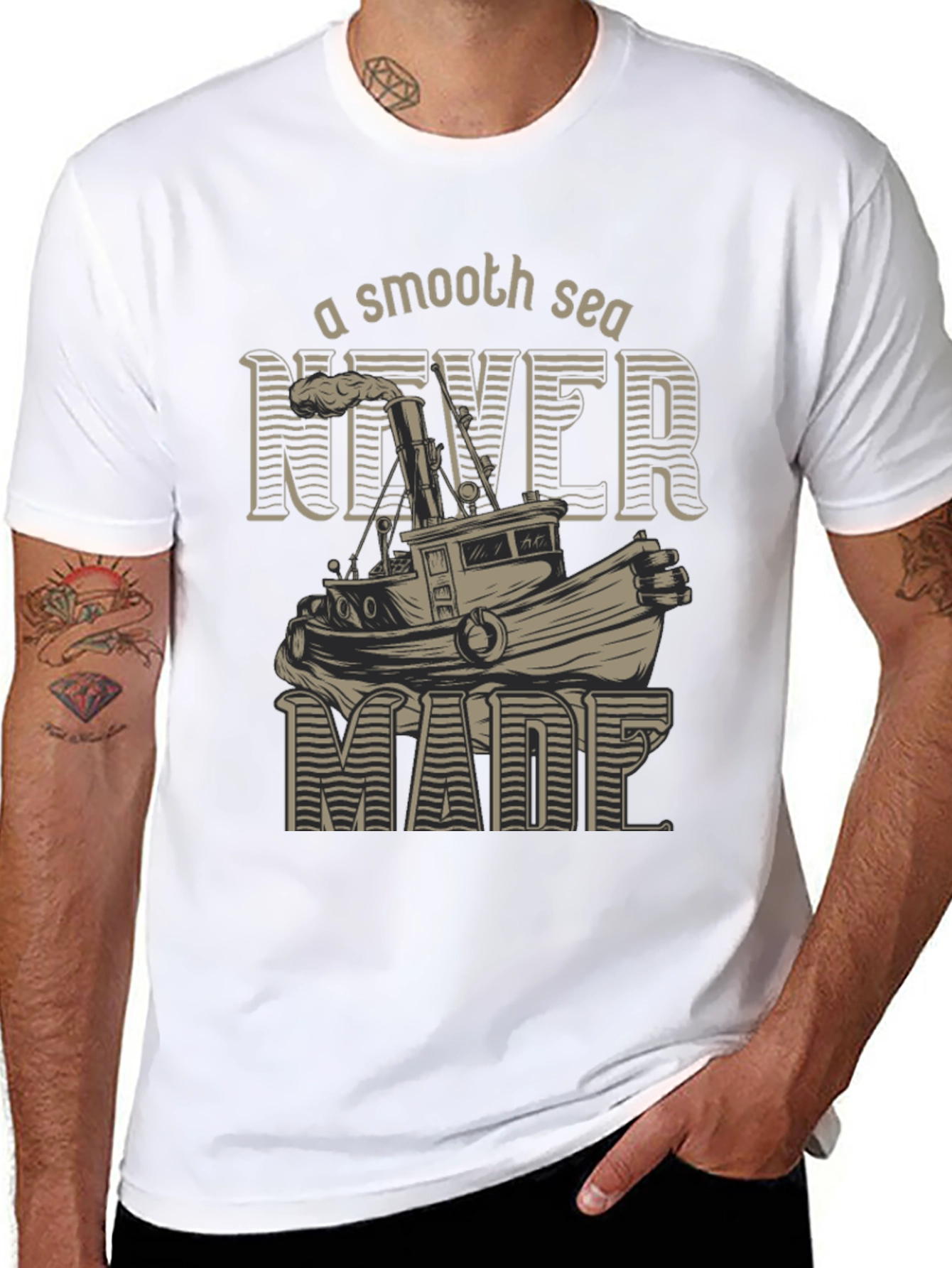 Smooth Sea T-Shirt - Nautical Design