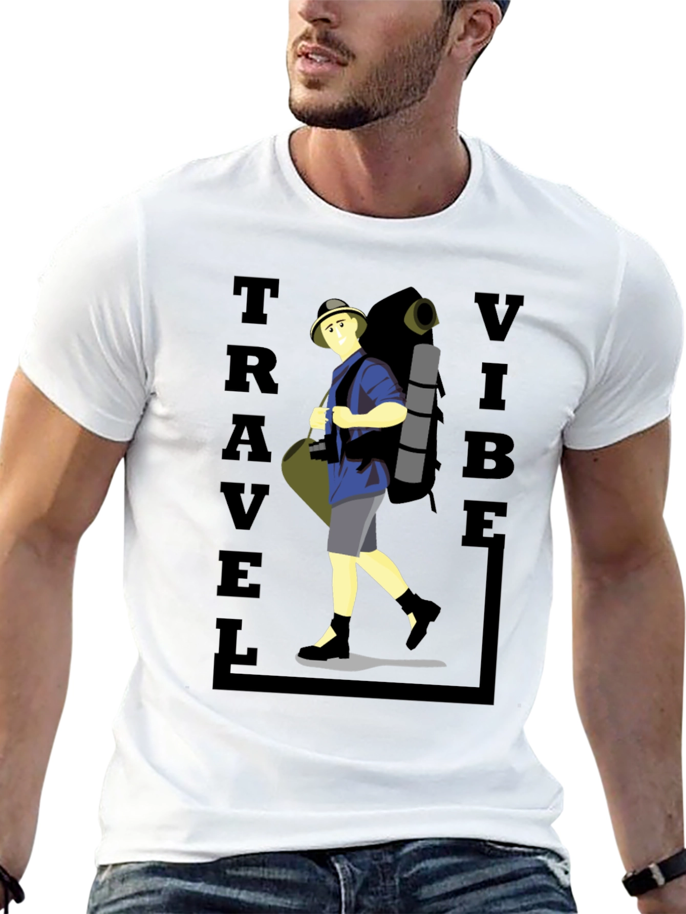 Travel Vibe Graphic Tee - Adventure Ready!