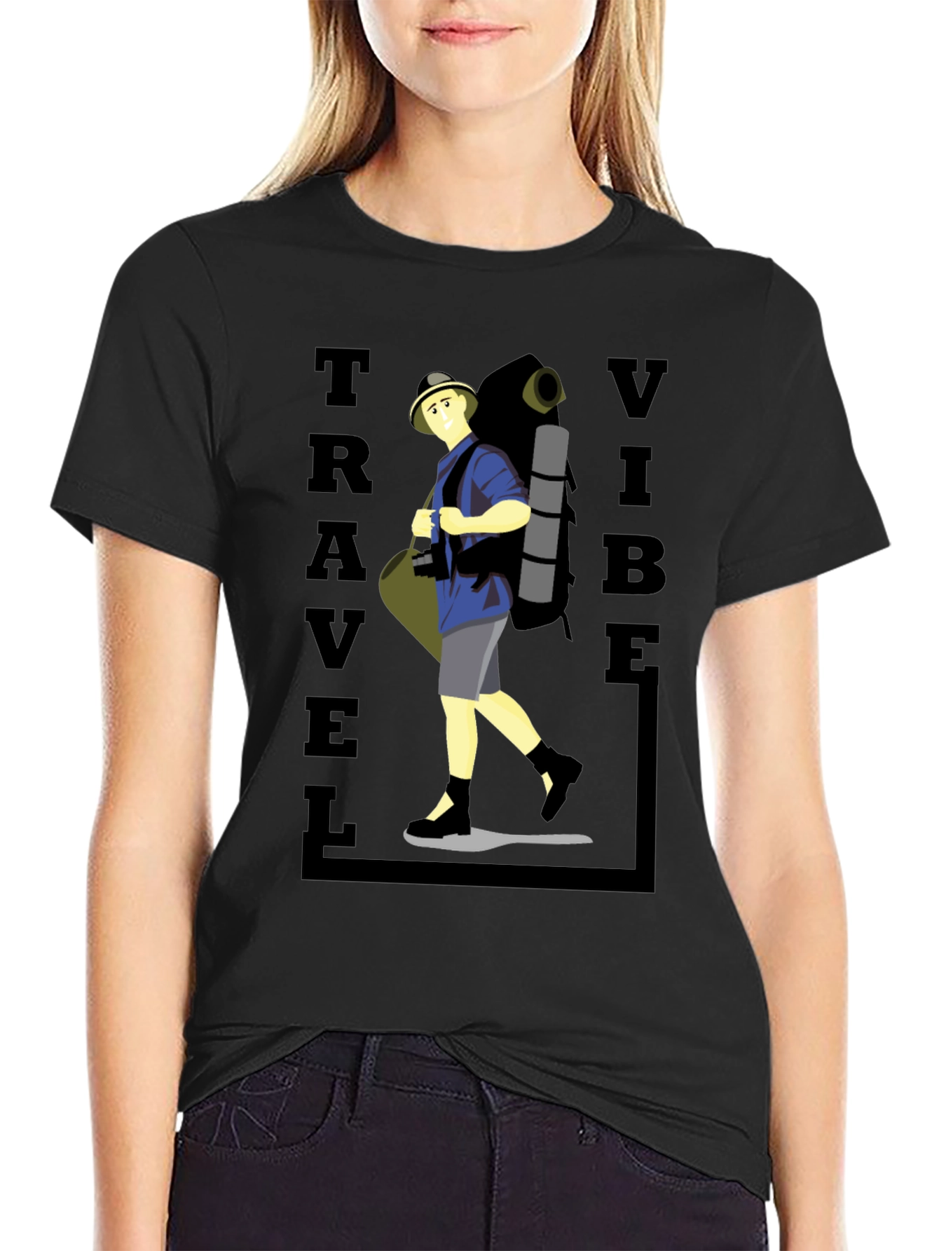 Travel Vibe Graphic Tee - Adventure Ready!