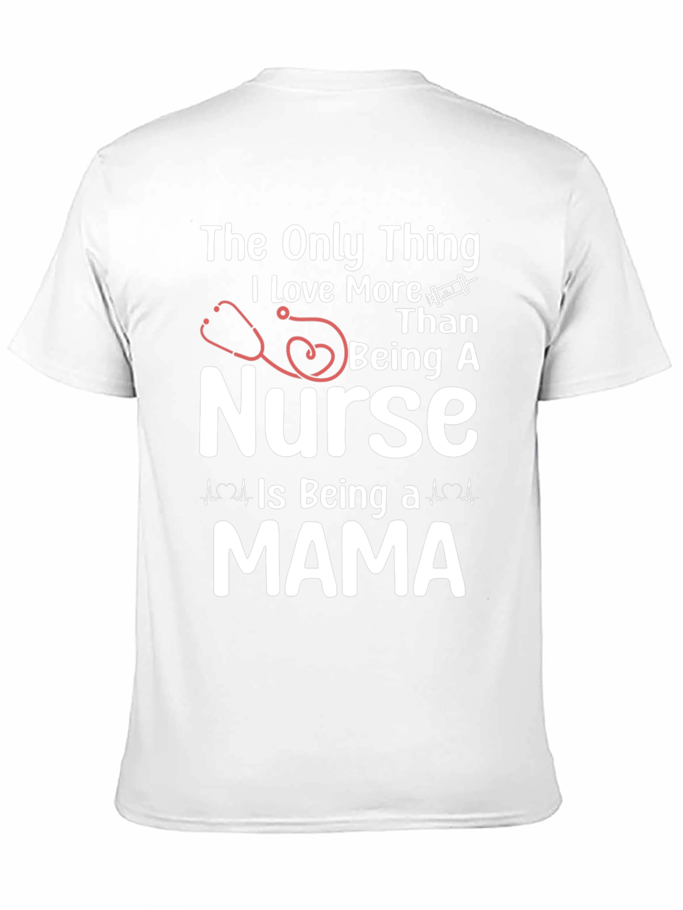 Nurse Mama Graphic T-Shirt - Black