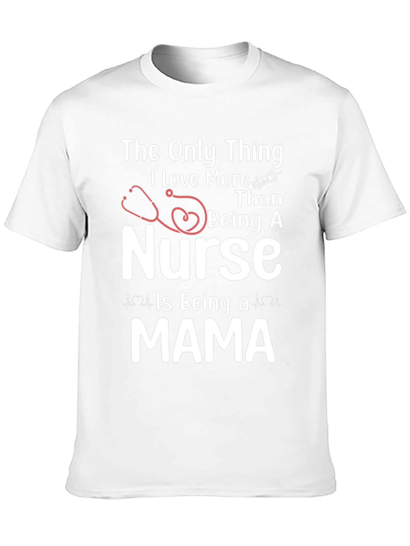 Nurse Mama Graphic T-Shirt - Black
