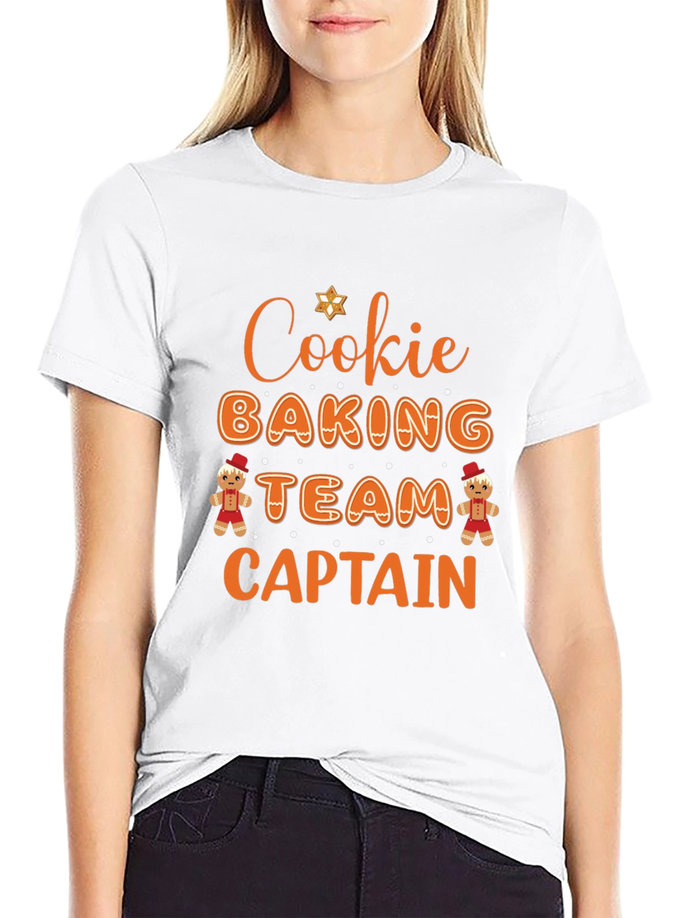 Cookie Baking Team Captain Black T-Shirt