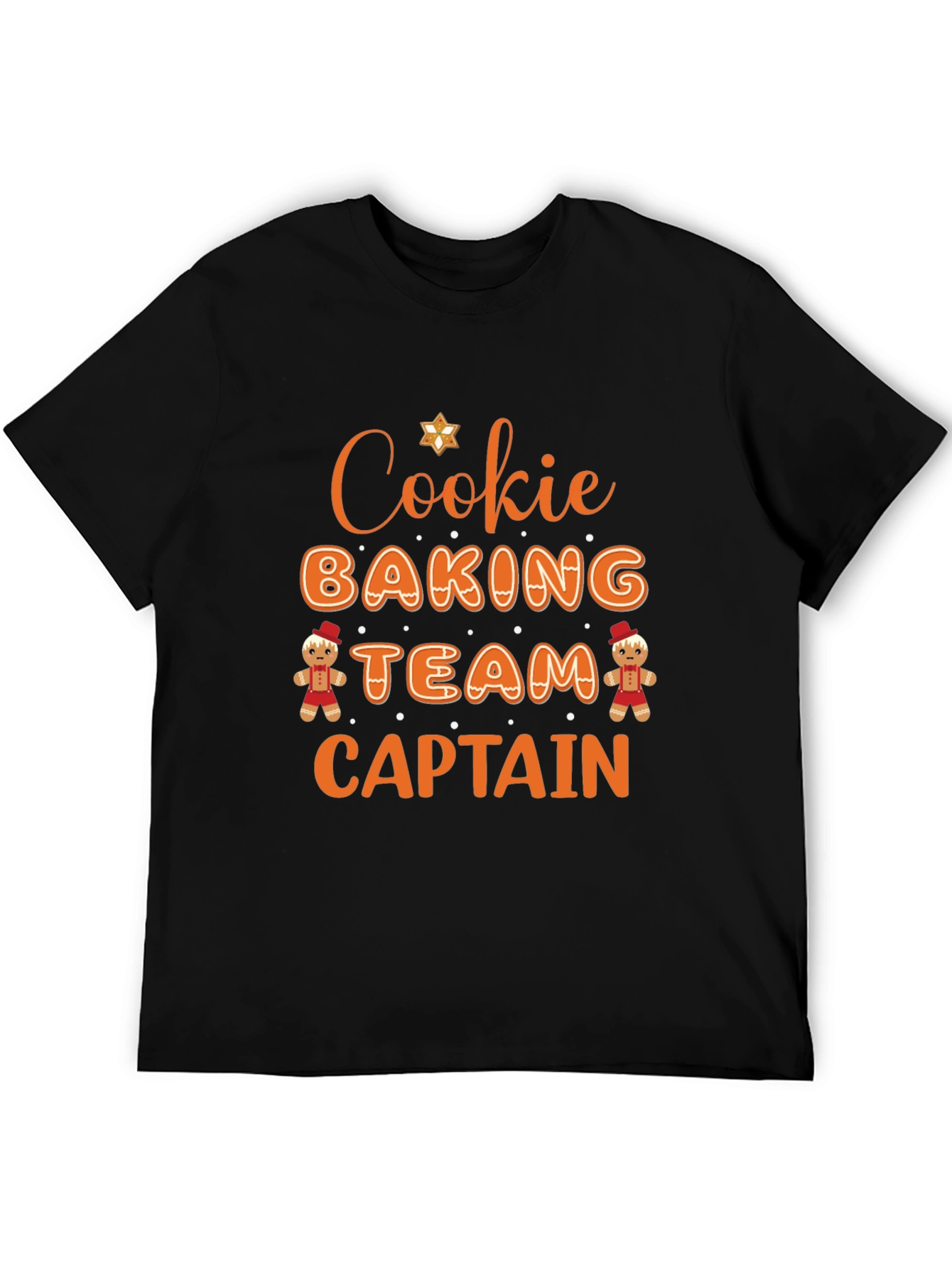 Cookie Baking Team Captain Black T-Shirt