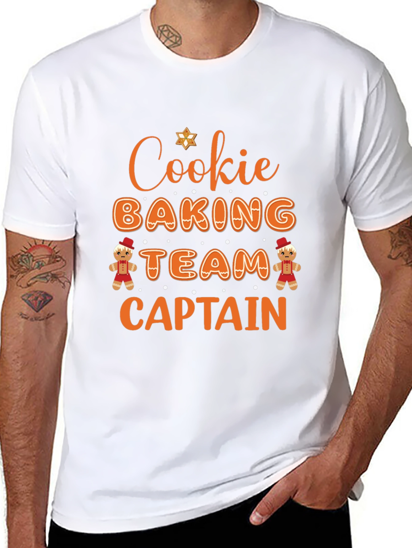Cookie Baking Team Captain Black T-Shirt