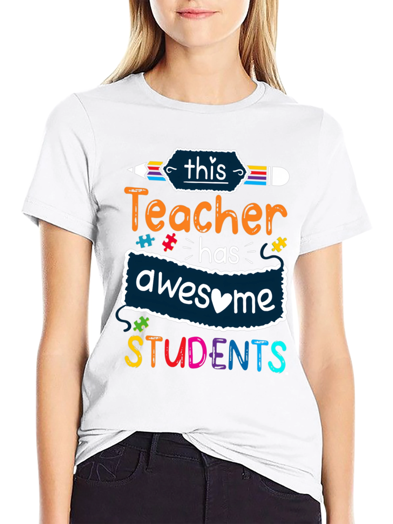 Awesome Teacher Students Graphic Tee