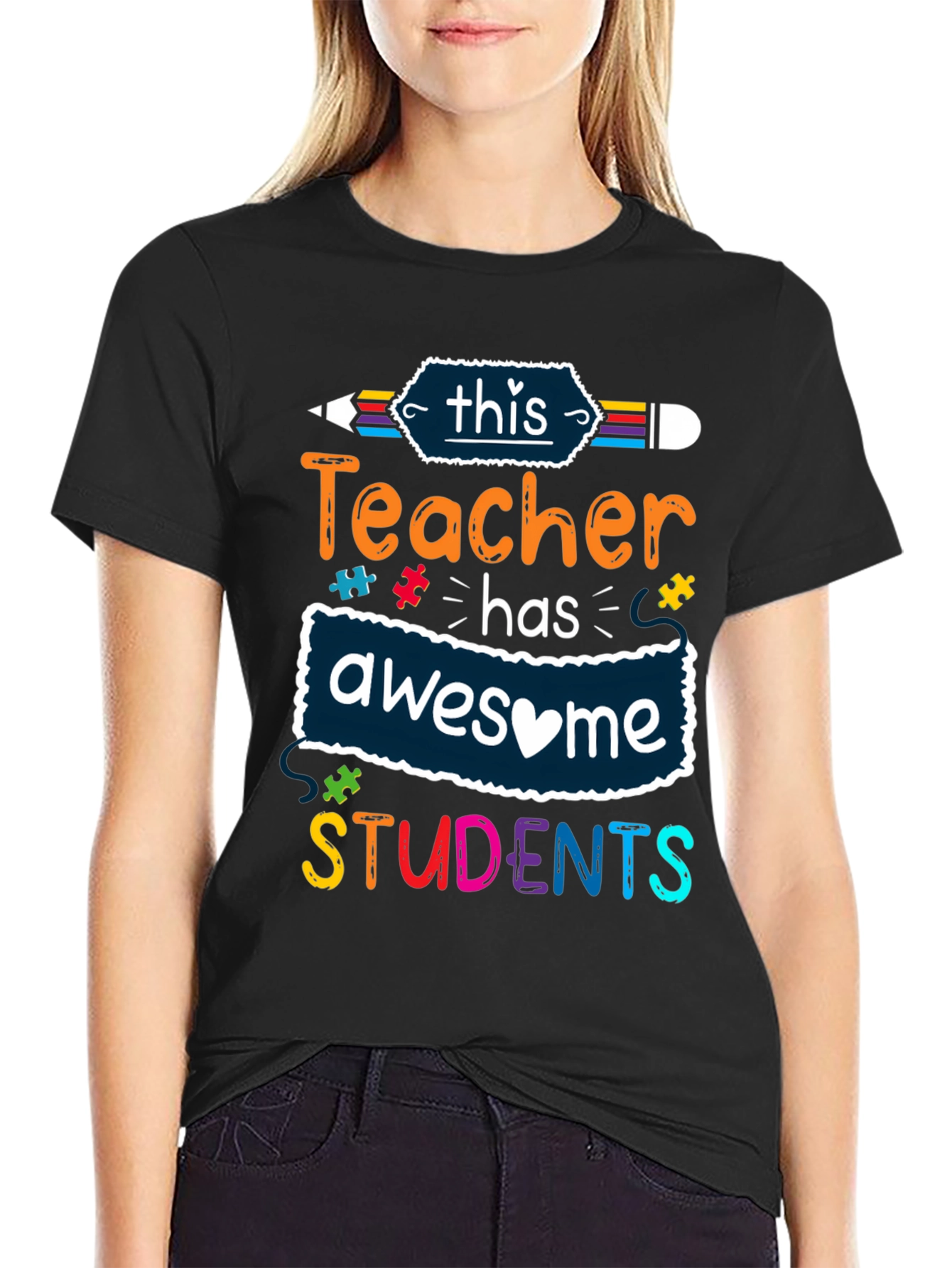 Awesome Teacher Students Graphic Tee