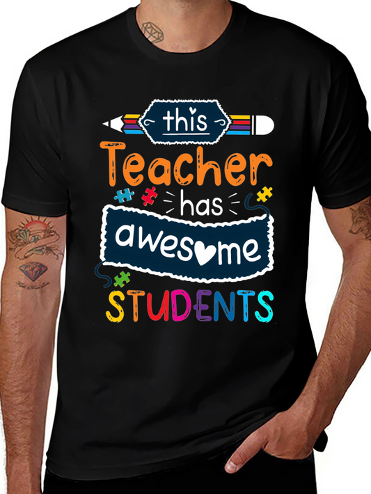 Awesome Teacher Students Graphic Tee
