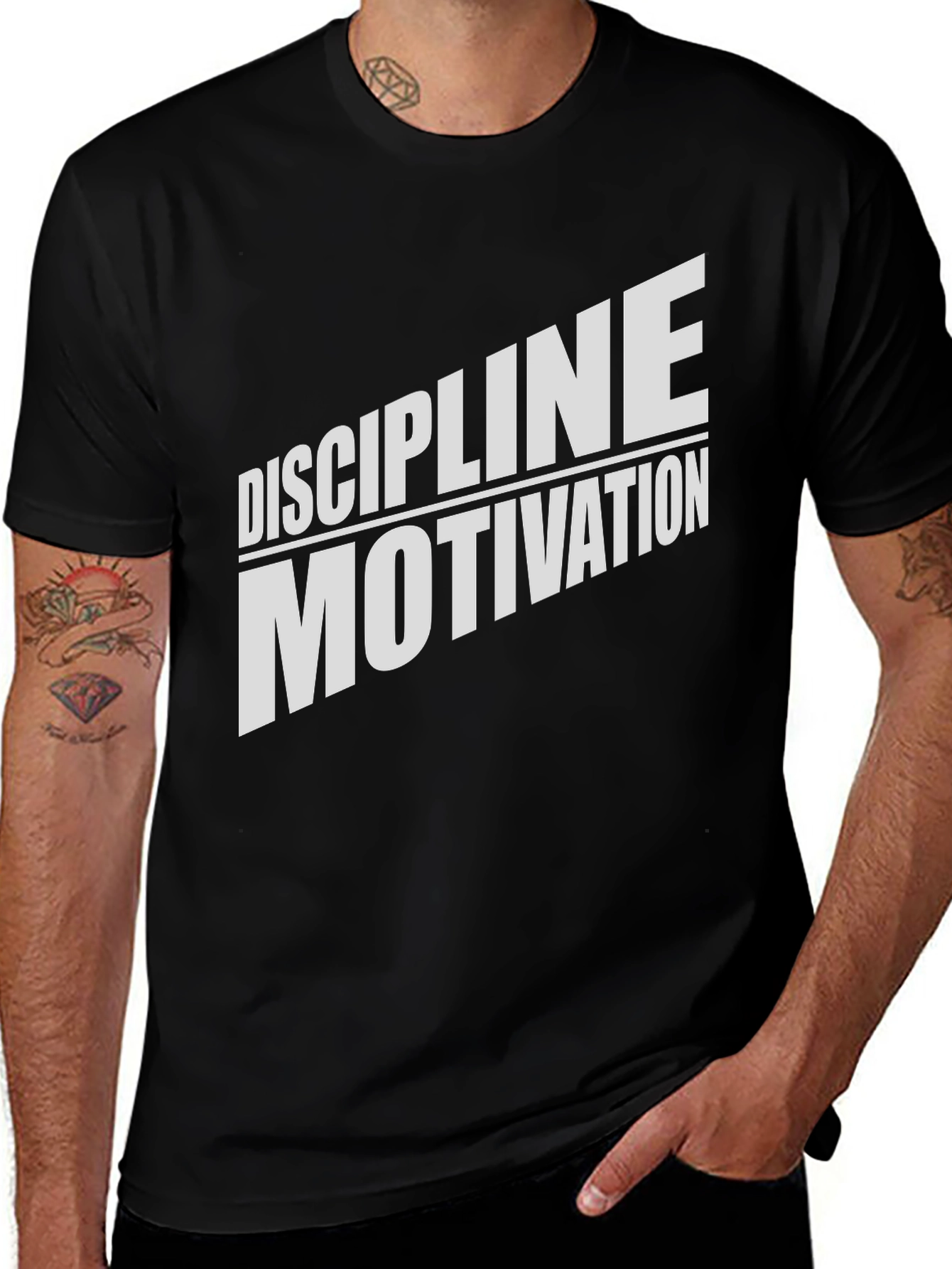 Discipline Motivation Graphic T-Shirt