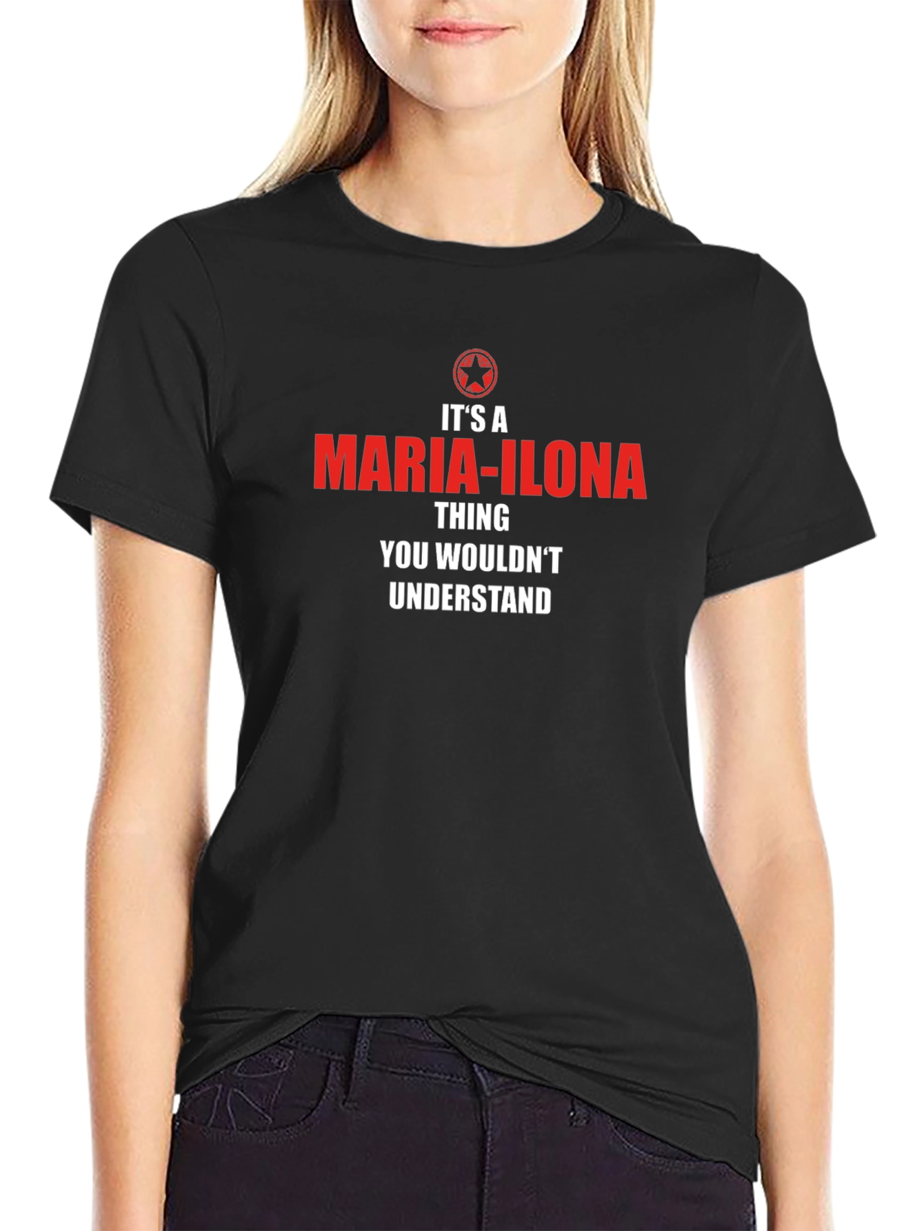 Maria-Ilona Thing T-Shirt - Funny Personalized Name Tee