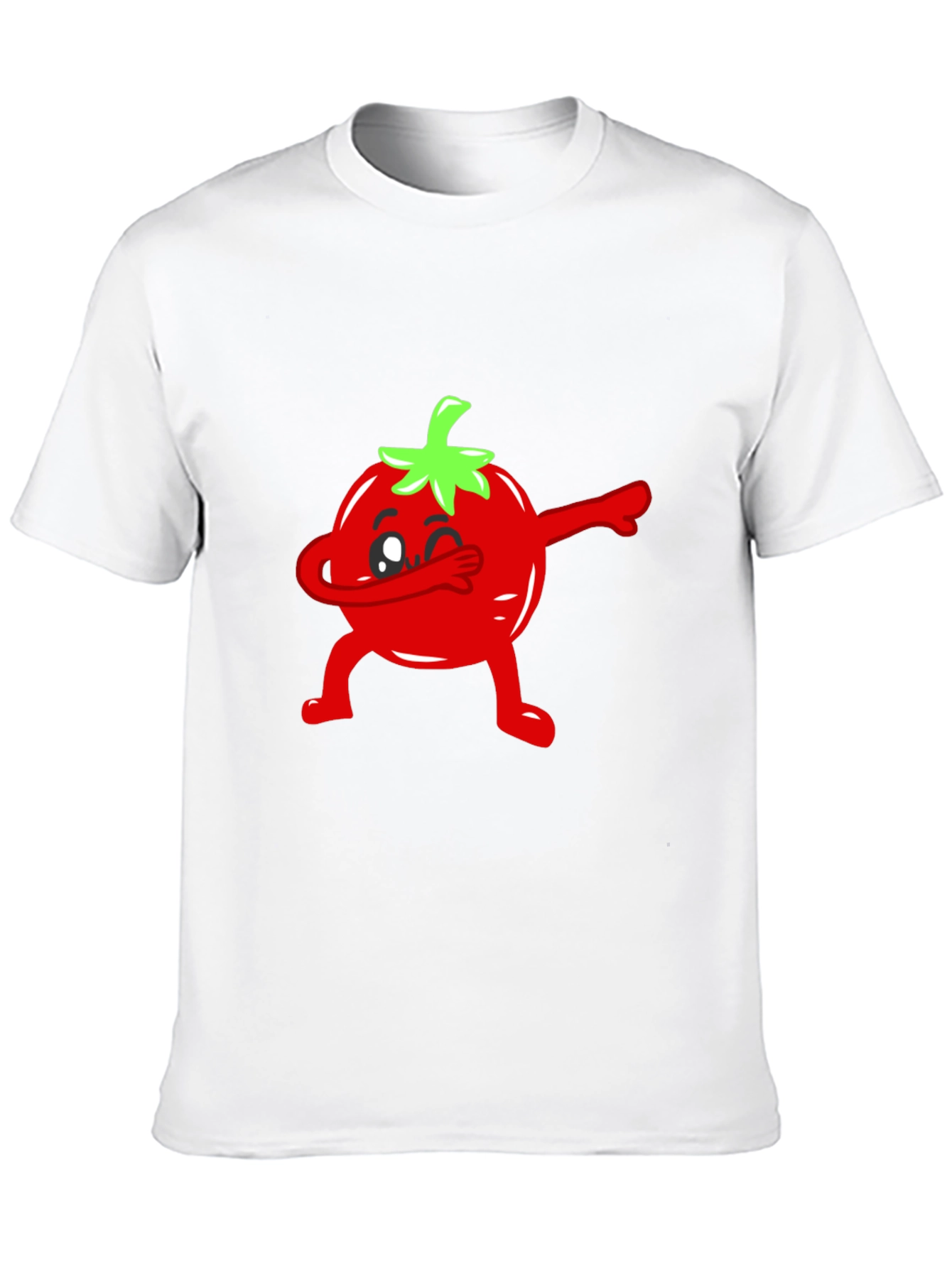 Dabbing Tomato Graphic Tee - Funny Food T-Shirt