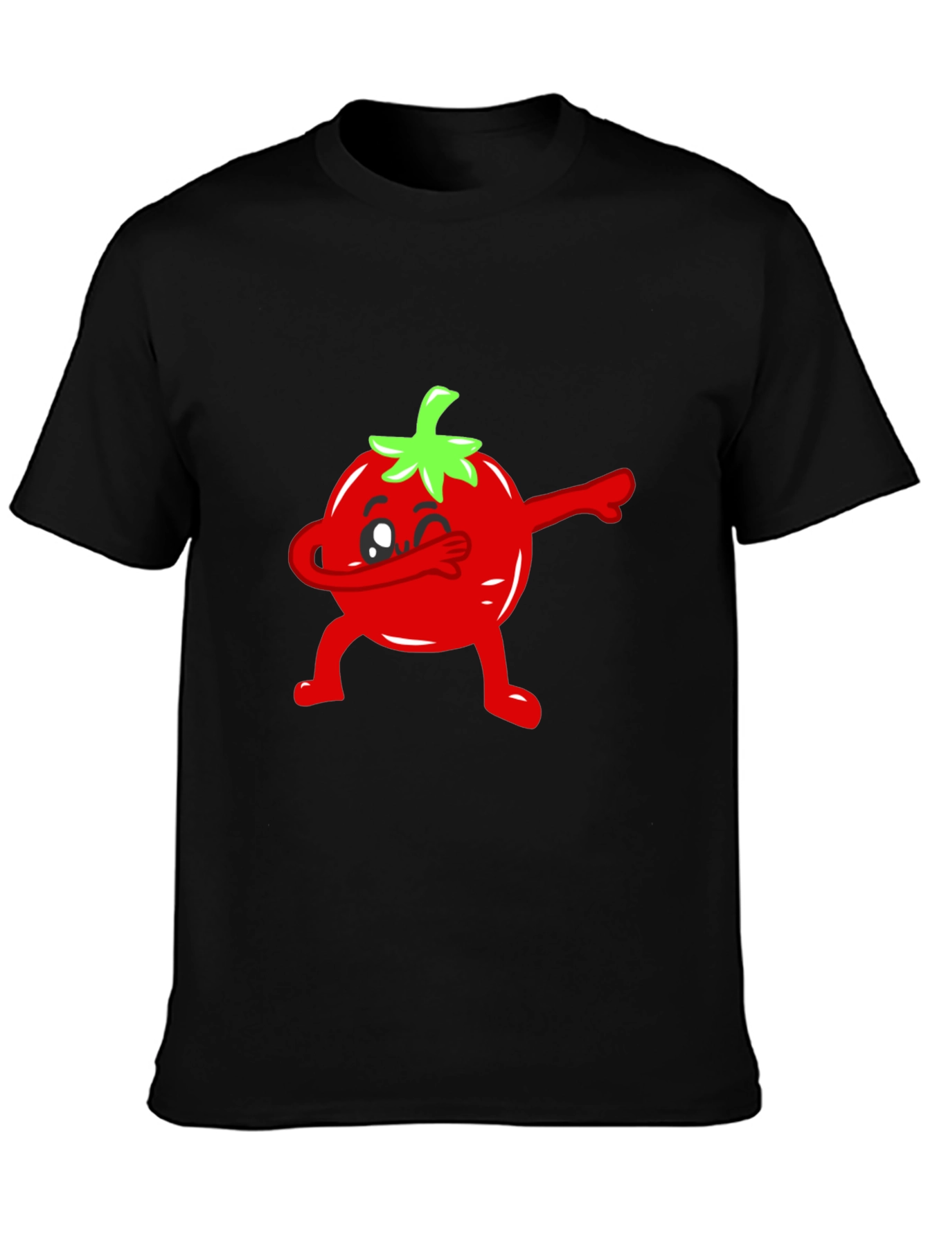 Dabbing Tomato Graphic Tee - Funny Food T-Shirt