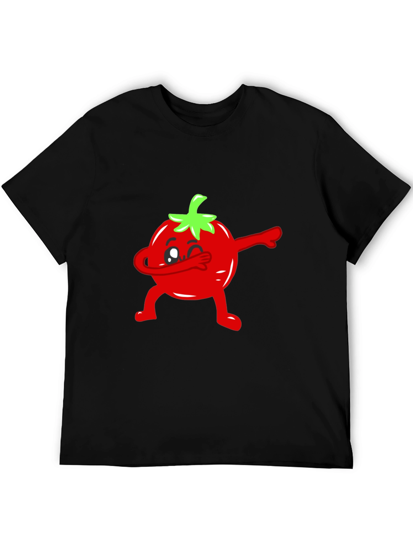 Dabbing Tomato Graphic Tee - Funny Food T-Shirt