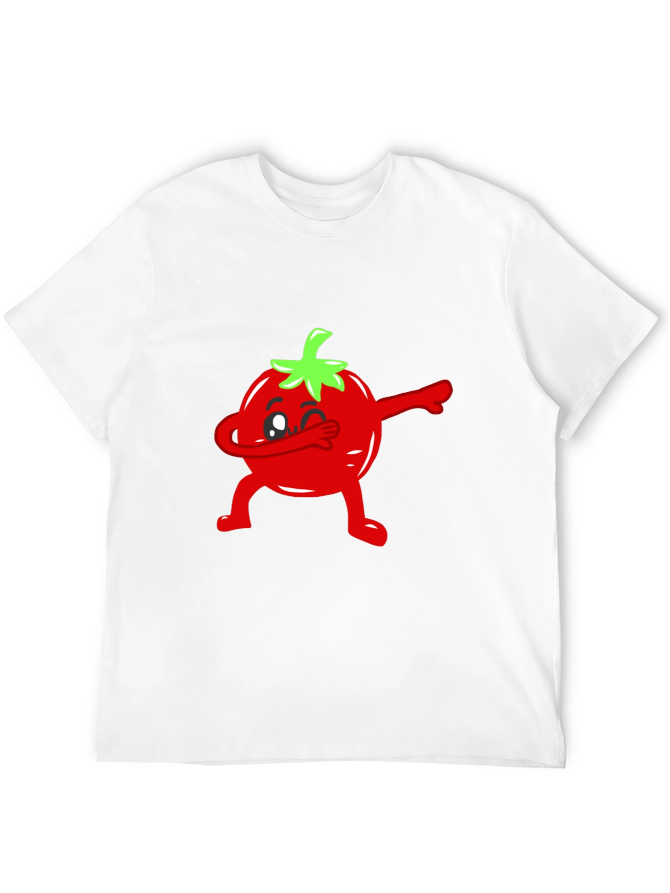 Dabbing Tomato Graphic Tee - Funny Food T-Shirt