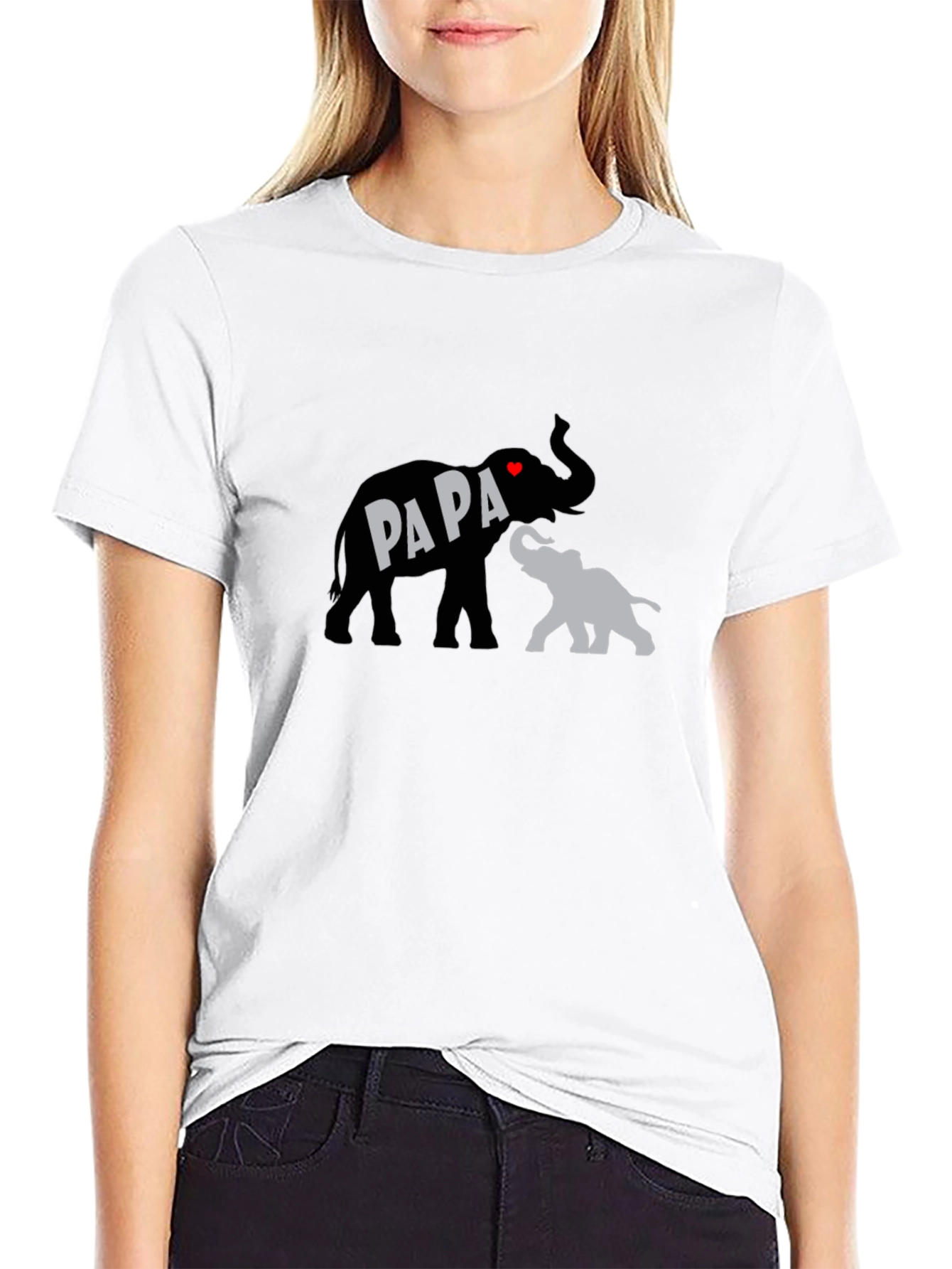 Papa Elephant T-Shirt - Fathers Day