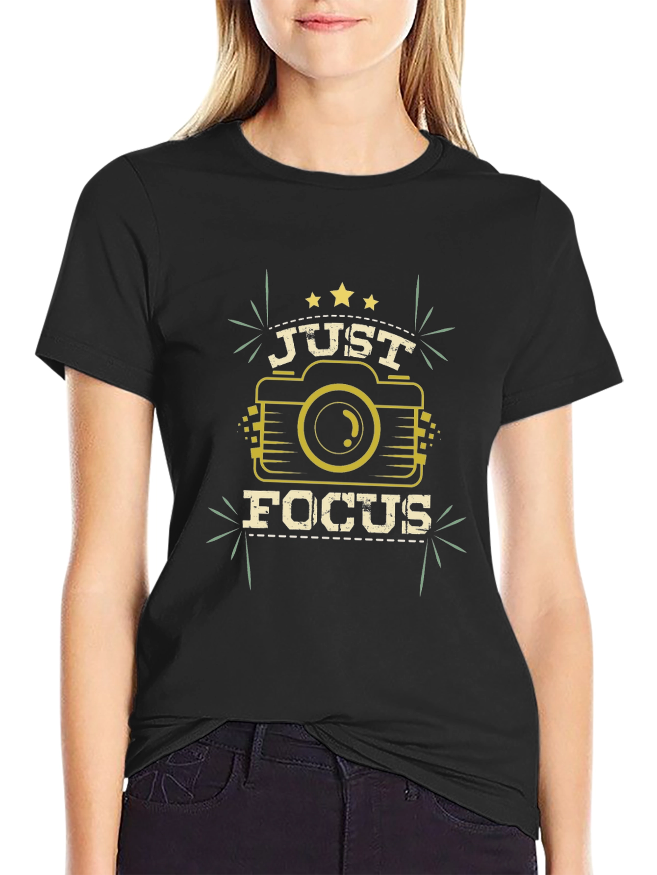Just Focus Camera Graphic T-Shirt