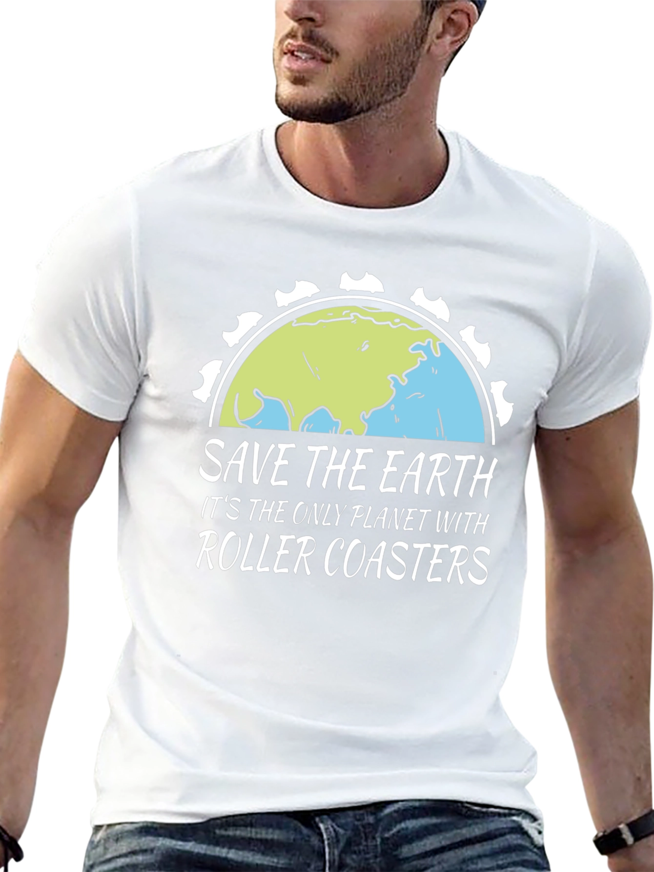 Save the Earth Roller Coaster T-Shirt