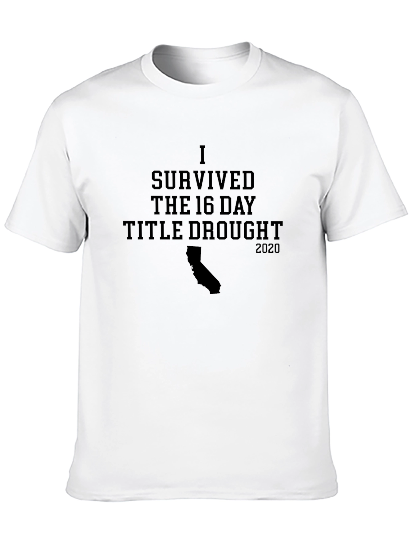 I Survived the 16 Day Title Drought Black T-Shirt