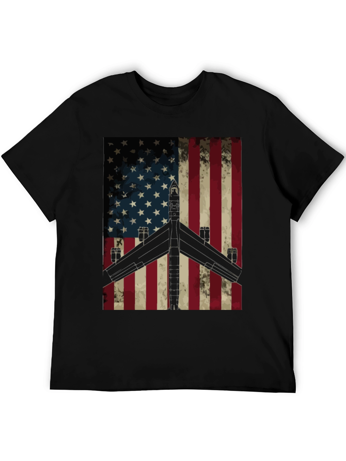 American Flag Airplane T-Shirt