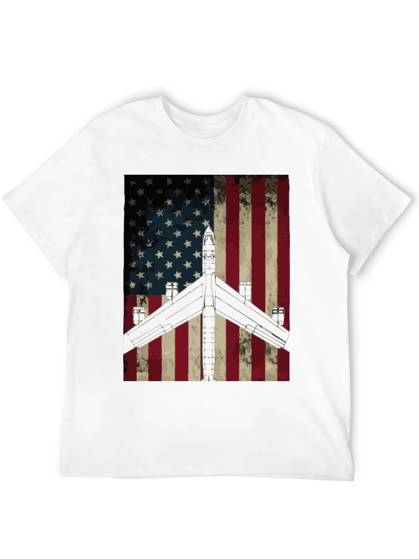 American Flag Airplane T-Shirt