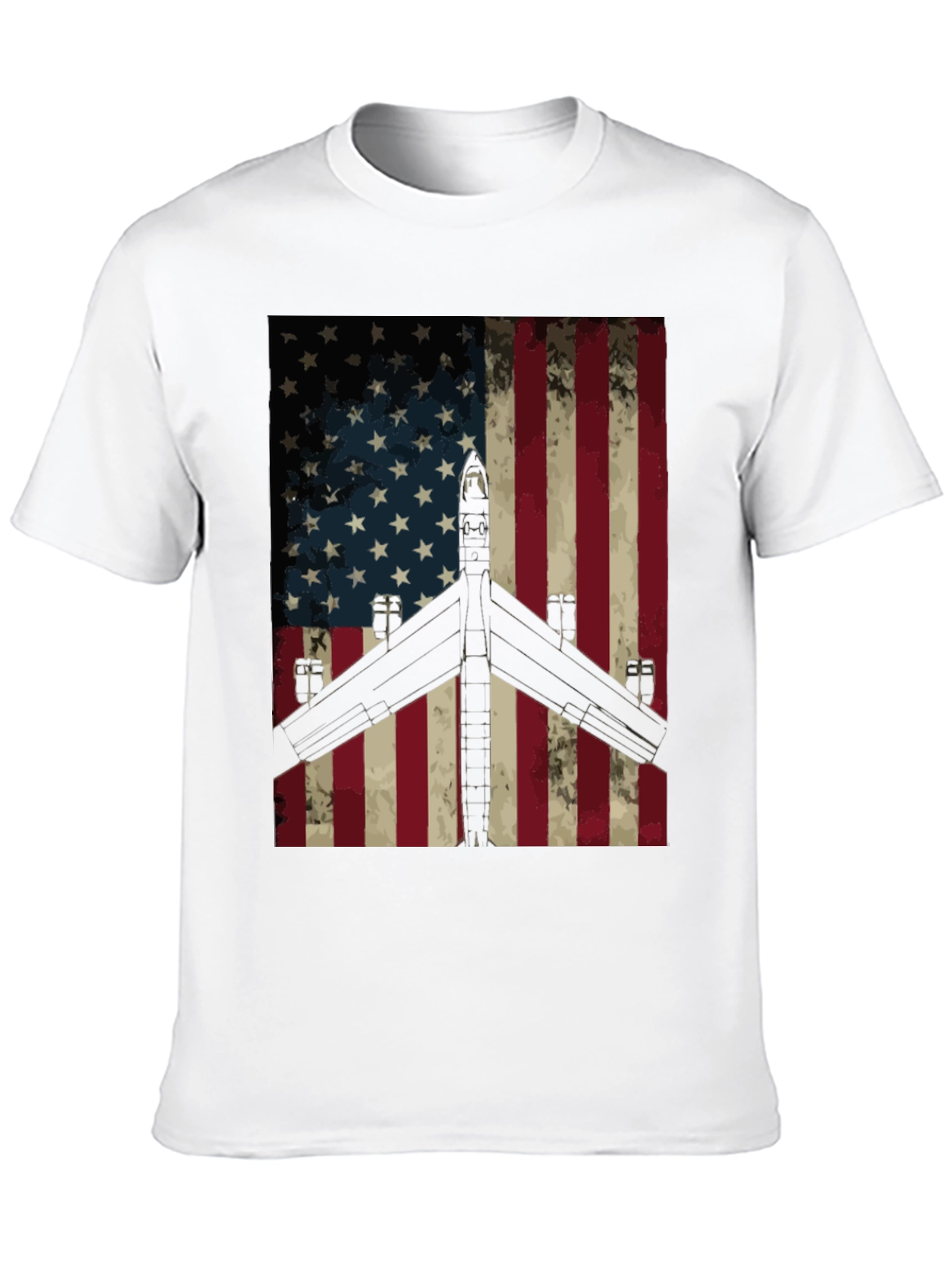 American Flag Airplane T-Shirt
