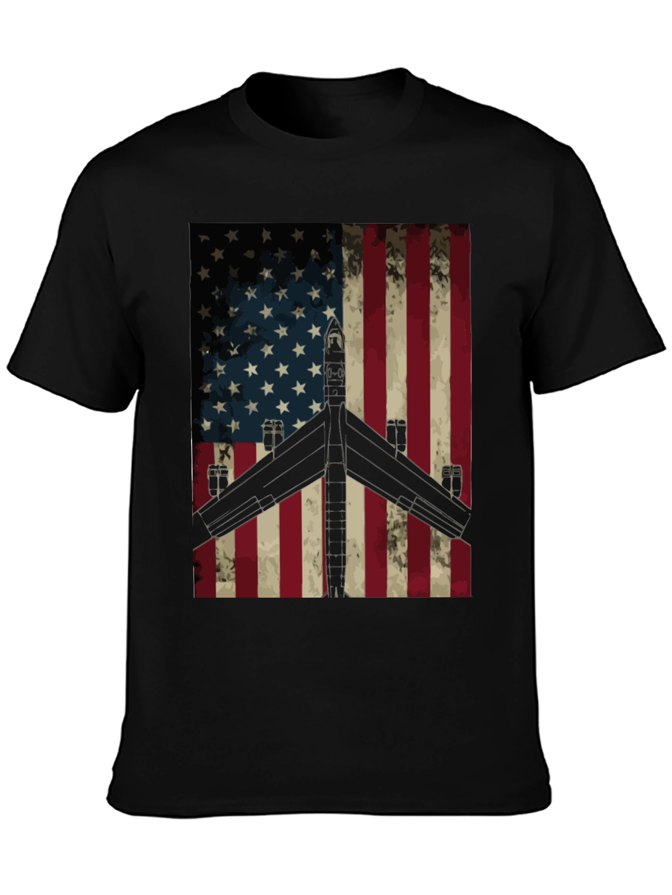 American Flag Airplane T-Shirt
