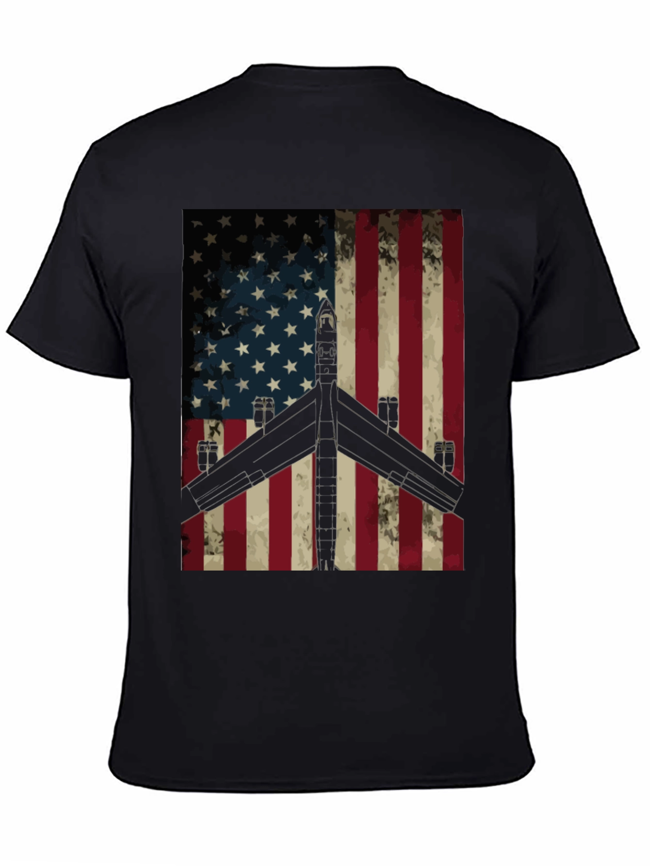 American Flag Airplane T-Shirt