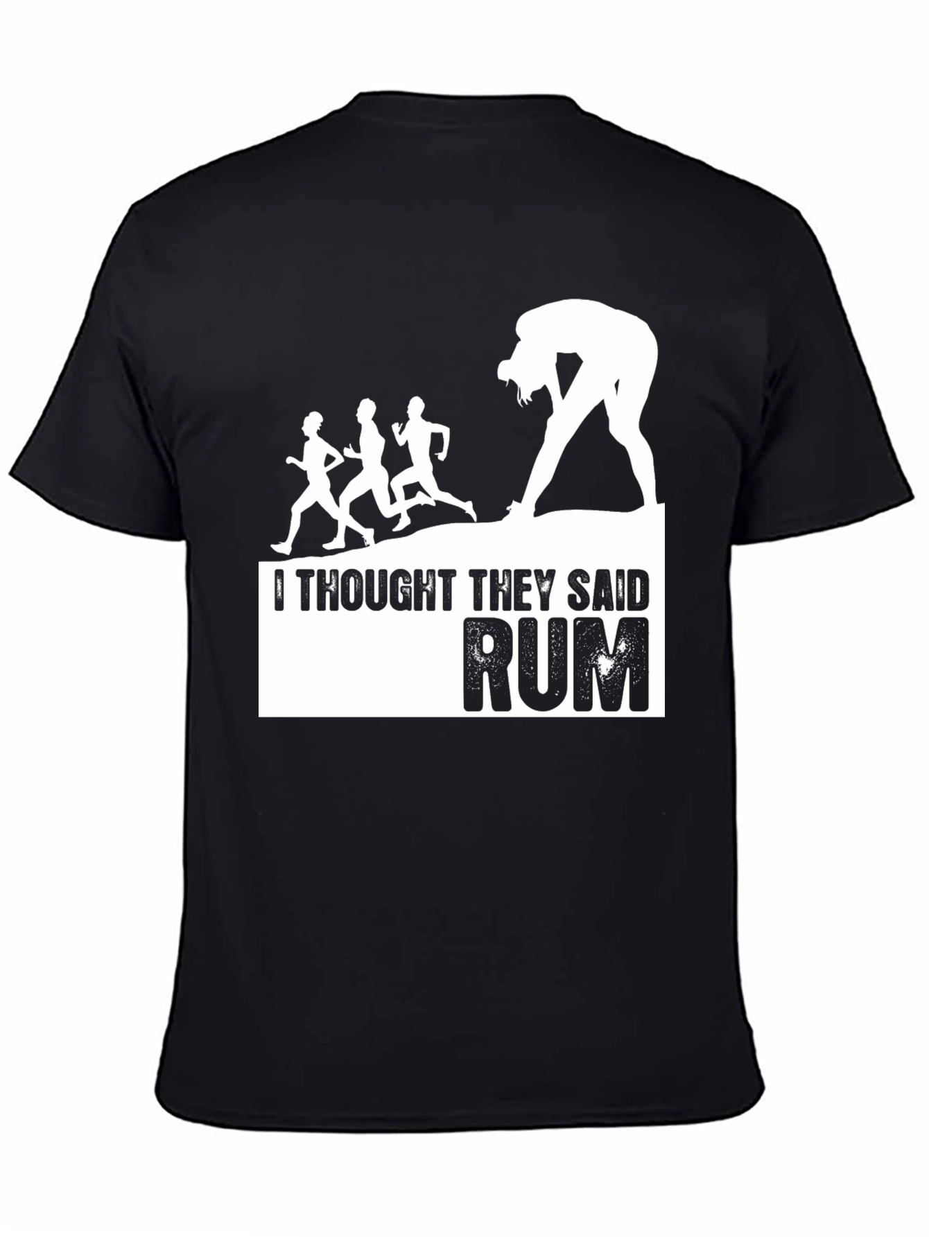 Funny Running T-Shirt: I Thought They Said Rum