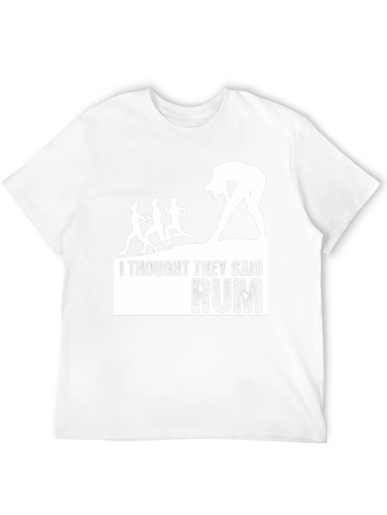 Funny Running T-Shirt: I Thought They Said Rum