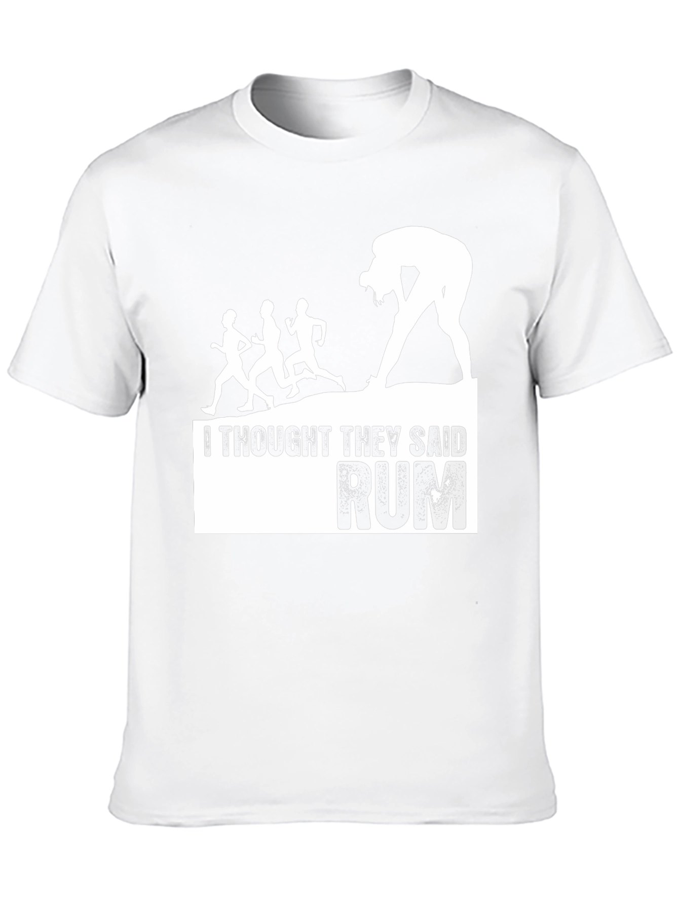 Funny Running T-Shirt: I Thought They Said Rum