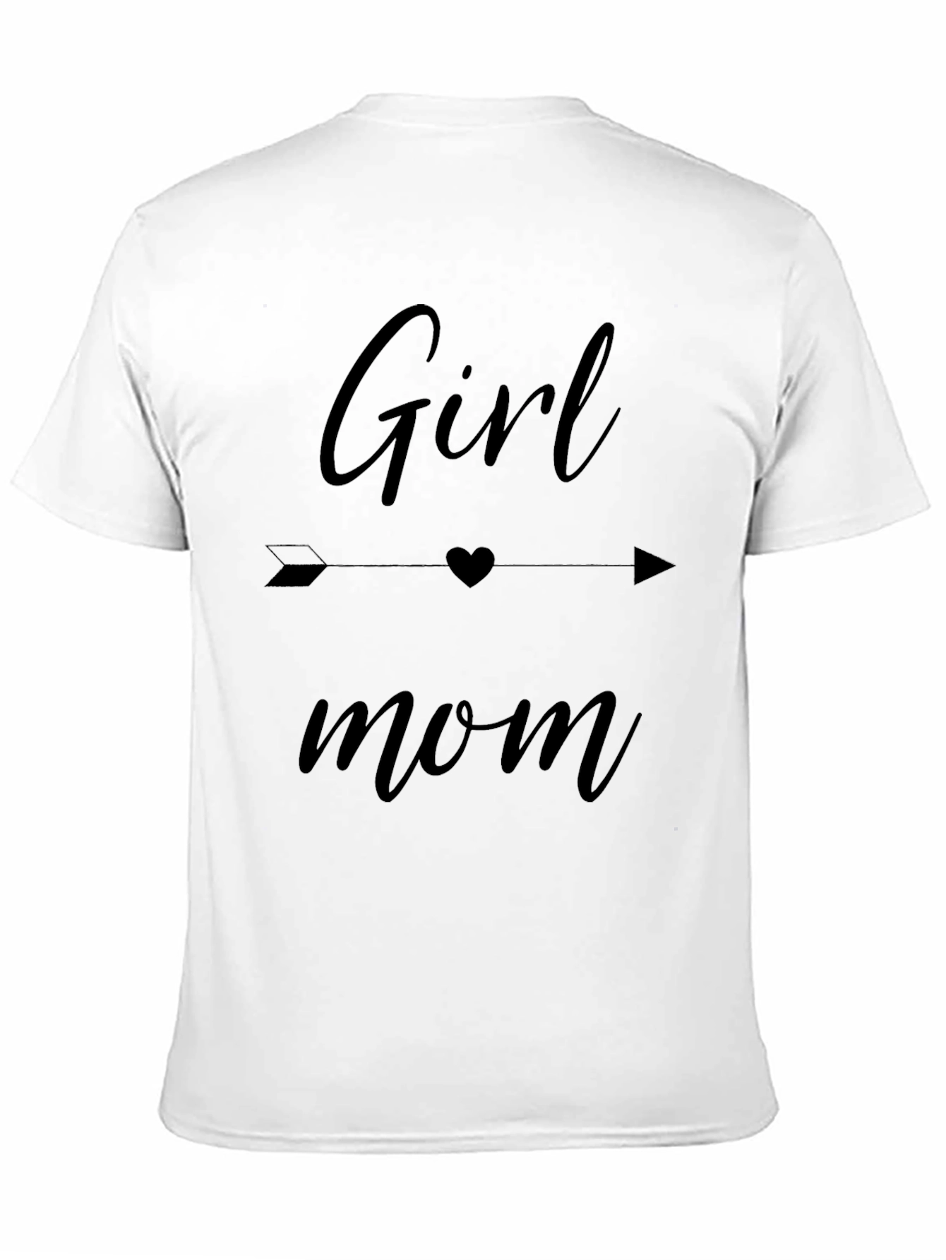 Girl Mom Arrow Heart Graphic Tee
