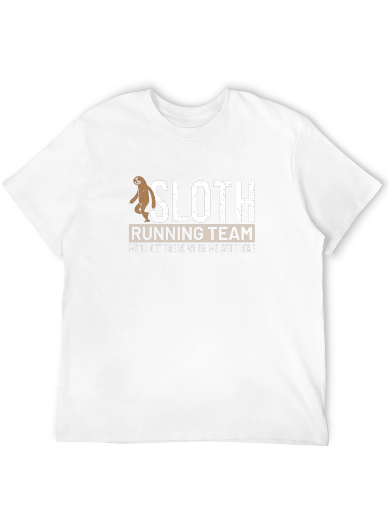 Sloth Running Team T-Shirt - Well Get There