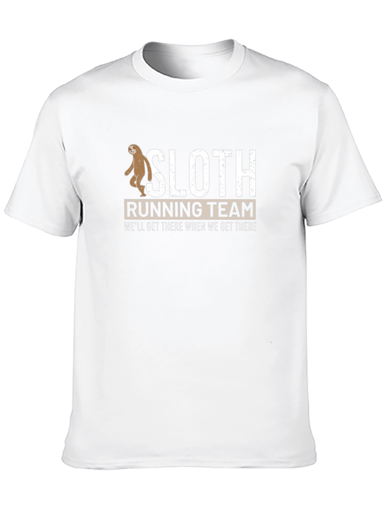Sloth Running Team T-Shirt - Well Get There
