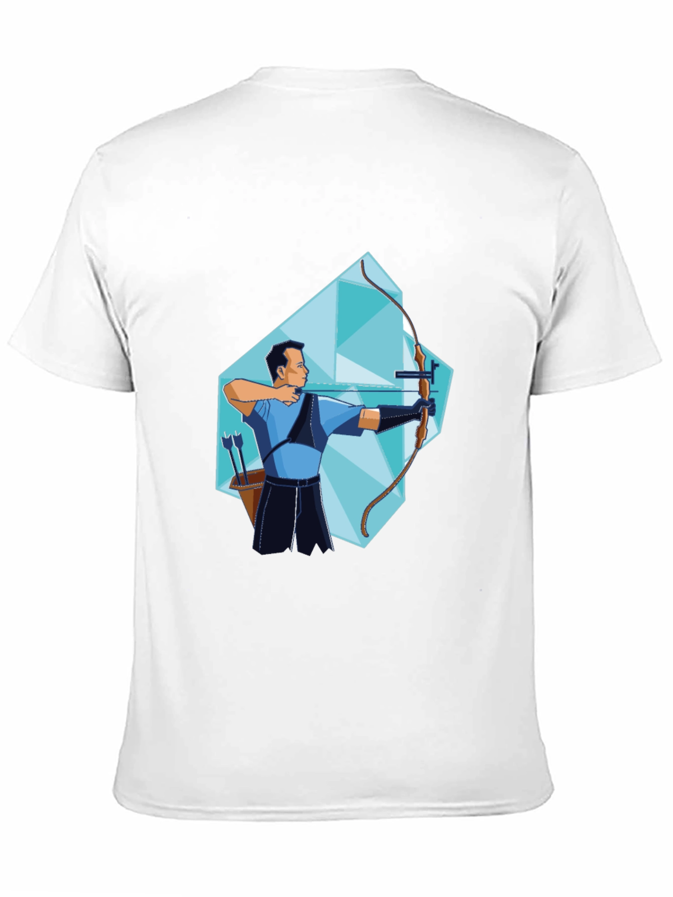 Archer Graphic Tee - Stylish Sporty Black T-Shirt