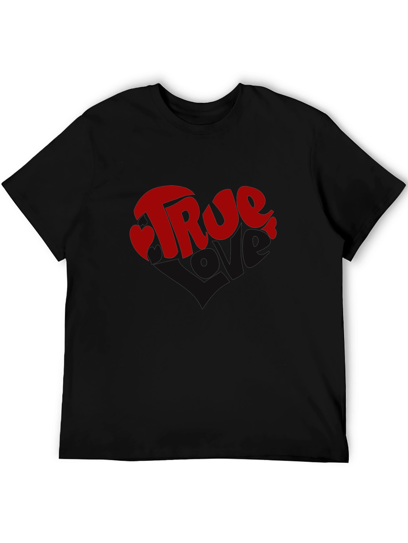 True Love Graphic Tee - Black T-Shirt
