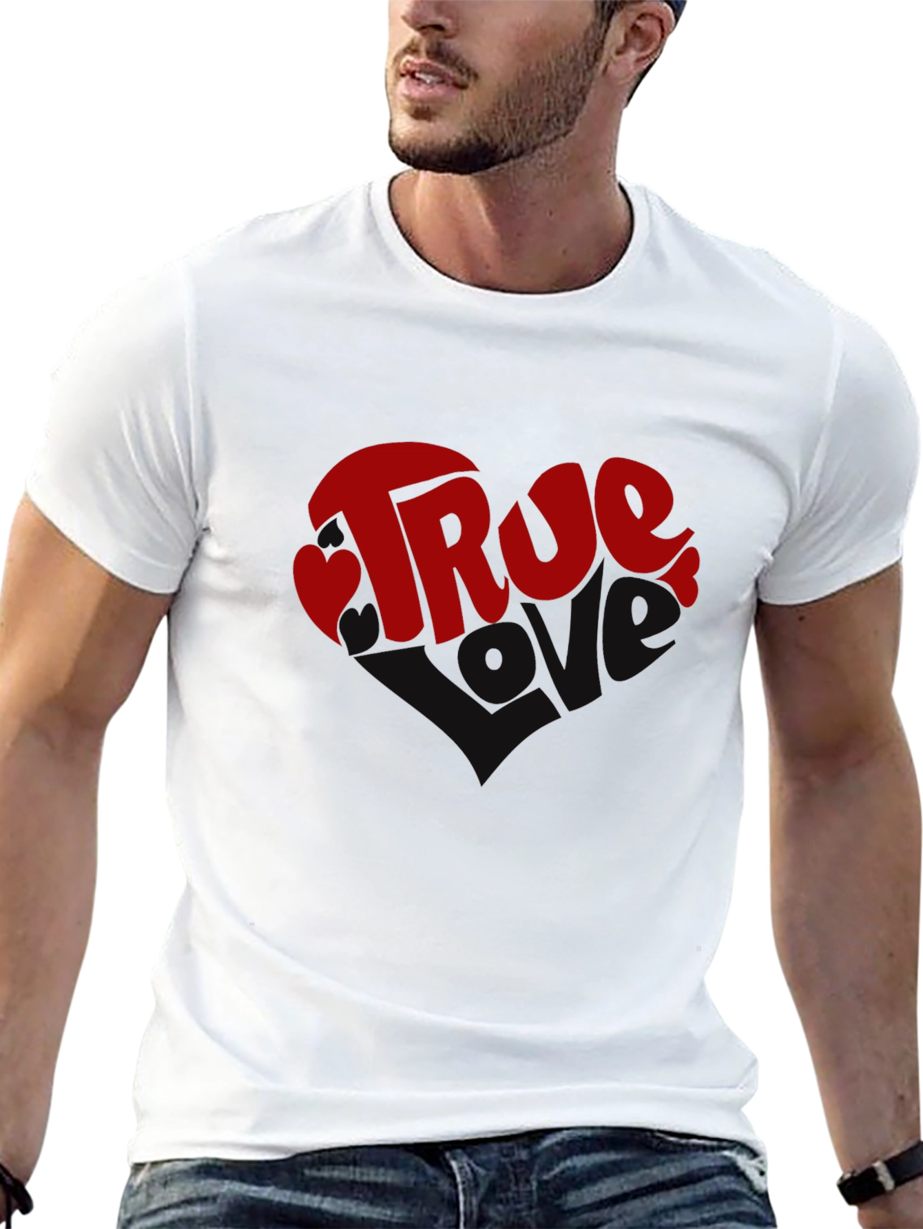 True Love Graphic Tee - Black T-Shirt