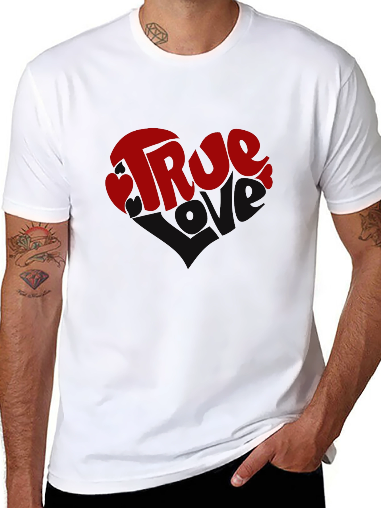 True Love Graphic Tee - Black T-Shirt