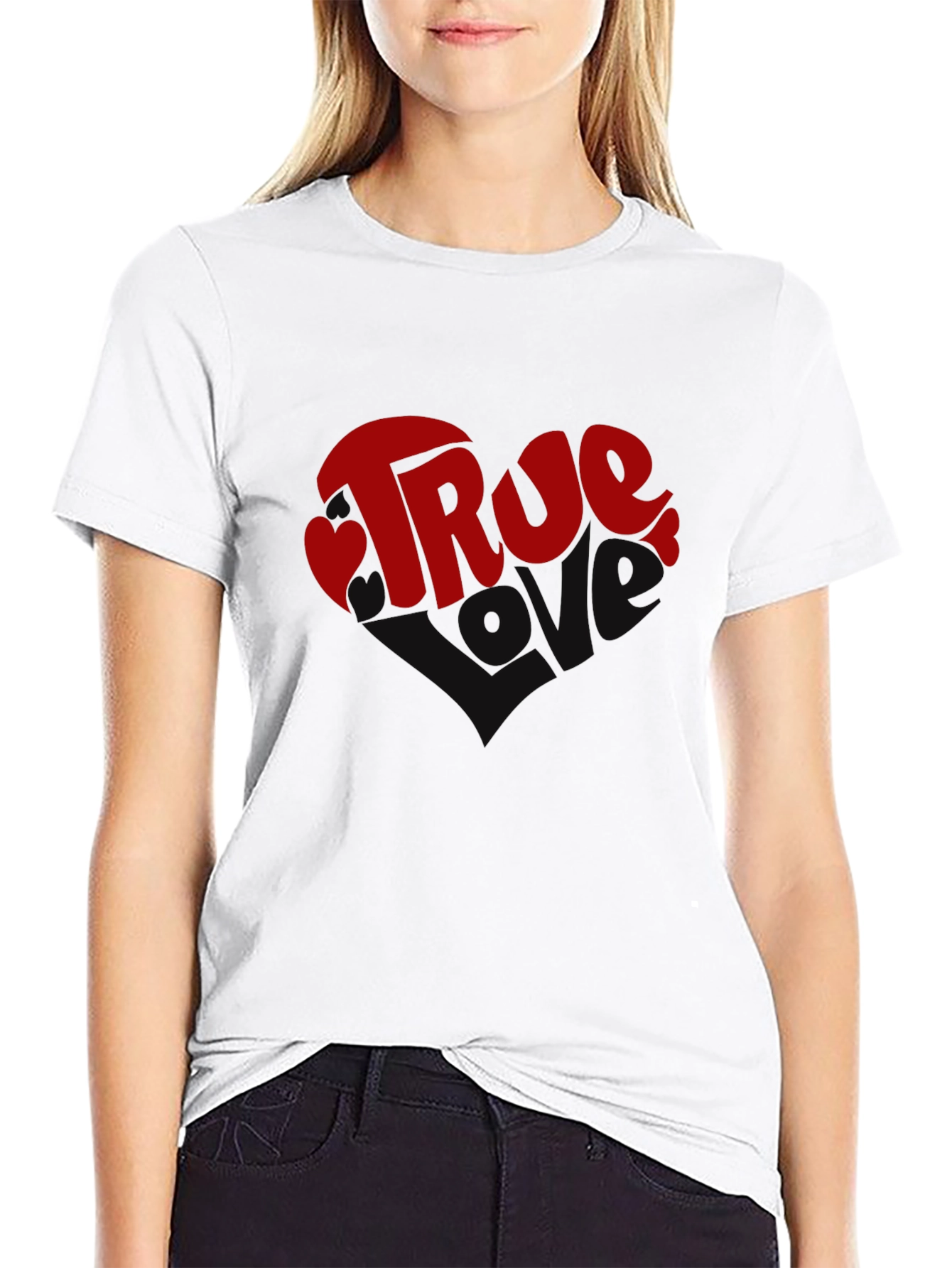 True Love Graphic Tee - Black T-Shirt