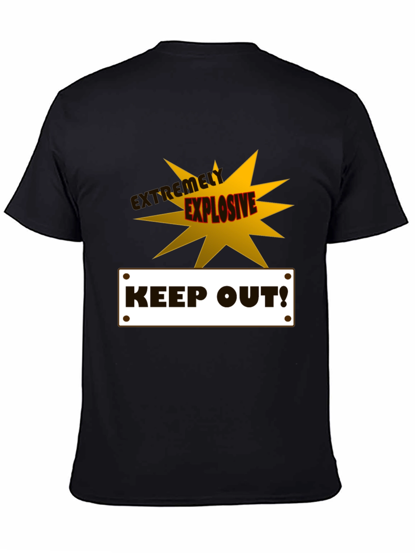 Extremely Explosive Keep Out! Graphic T-Shirt