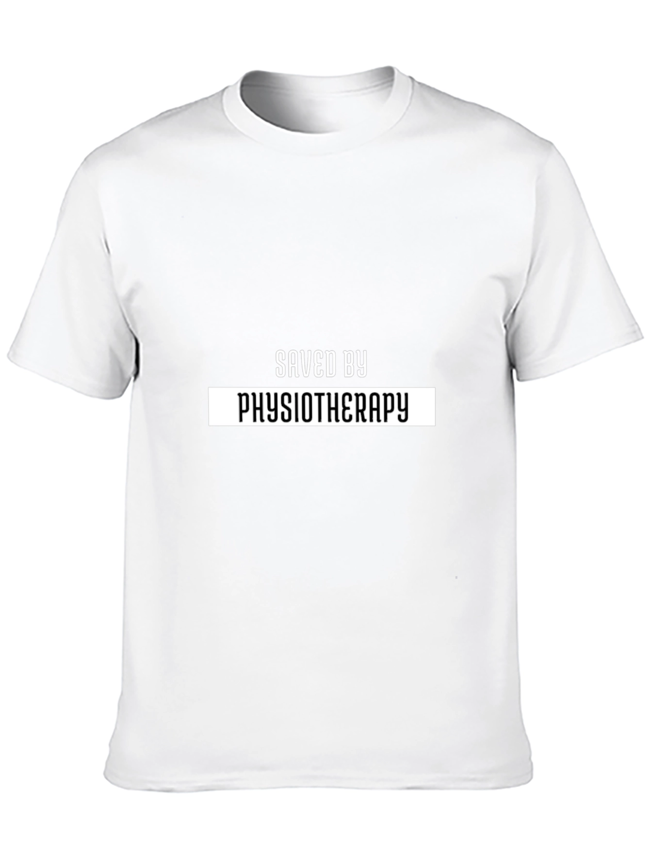 Saved By Physiotherapy Black T-Shirt