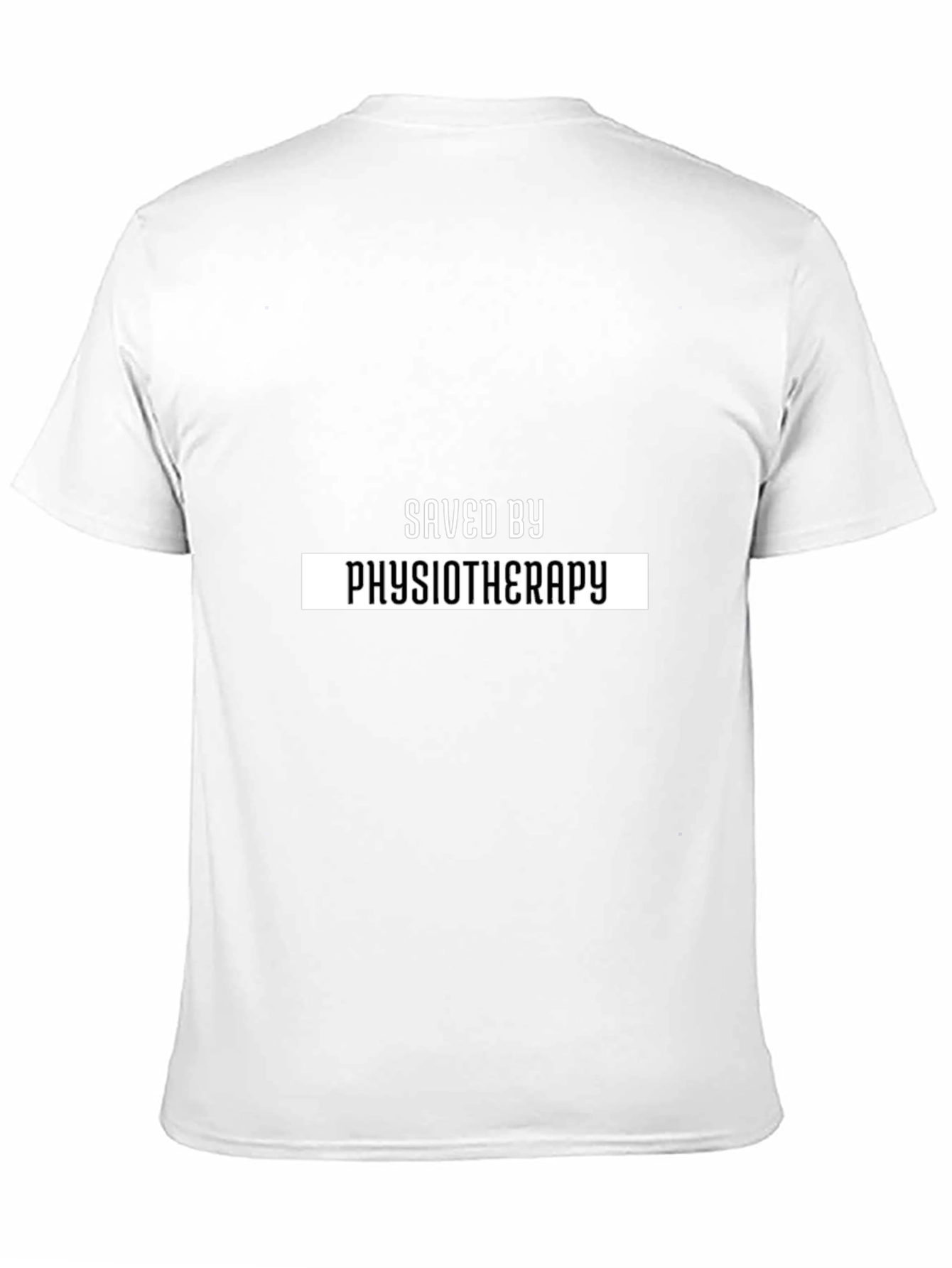 Saved By Physiotherapy Black T-Shirt