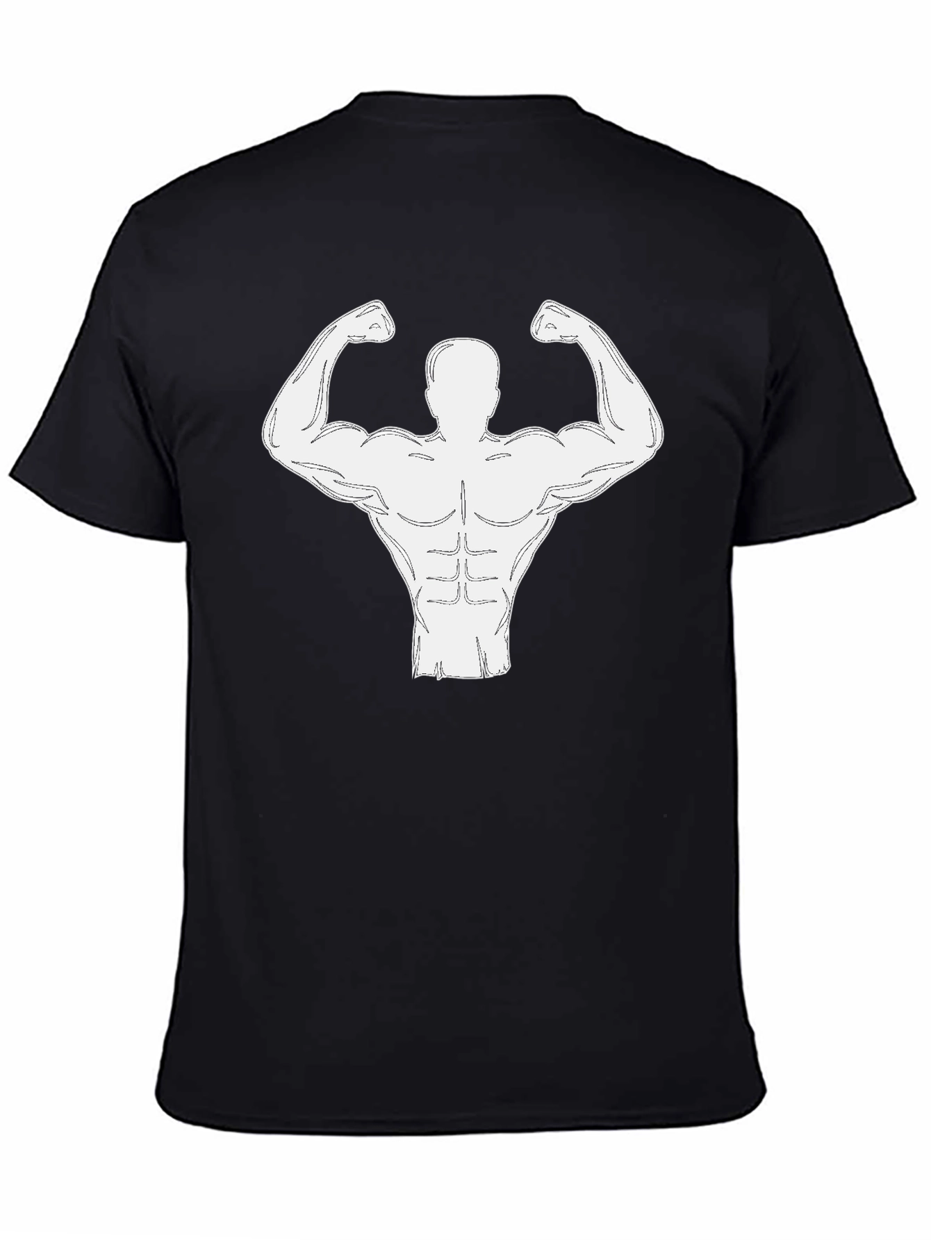Muscle Man Tee - Bodybuilder Graphic T-Shirt